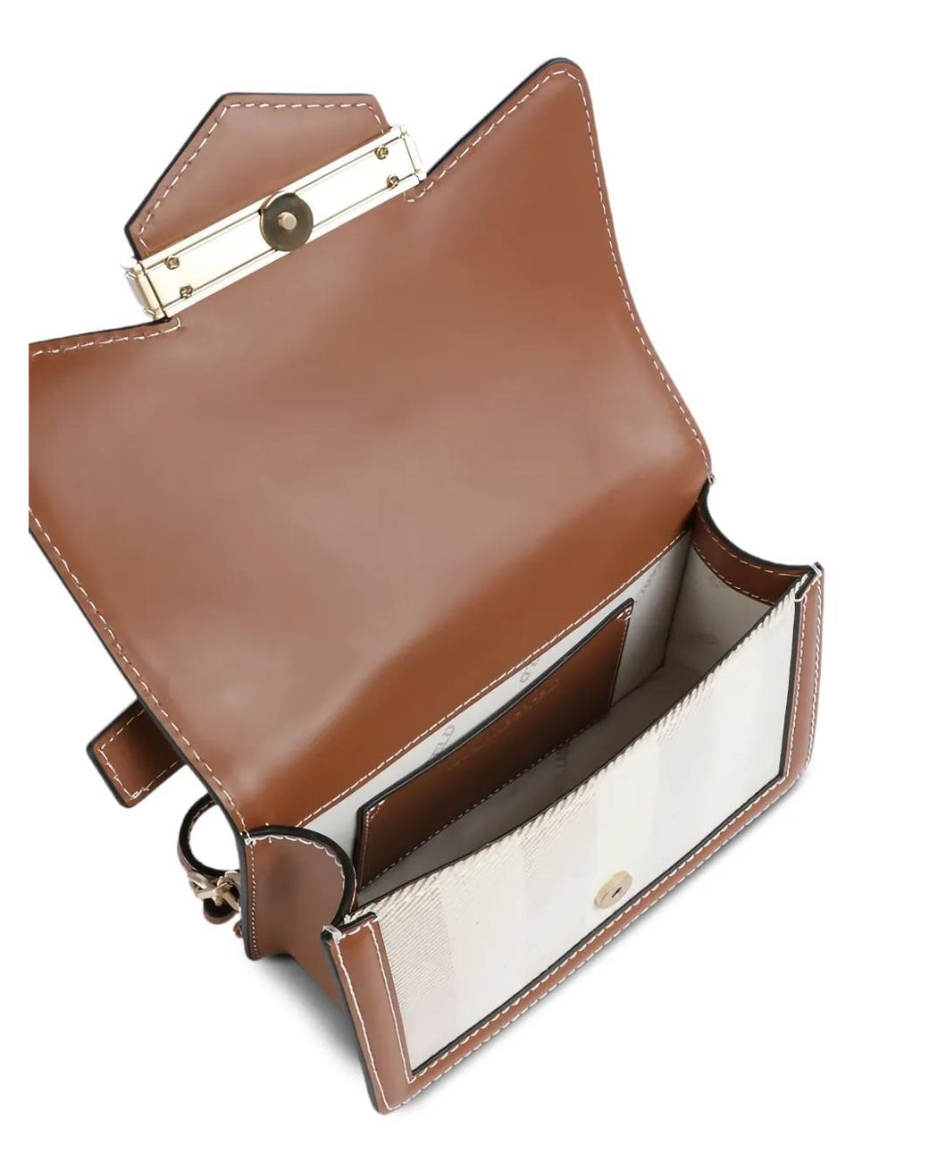 Karl Lagerfeld Brown Small K/Nova Shoulder Bag
