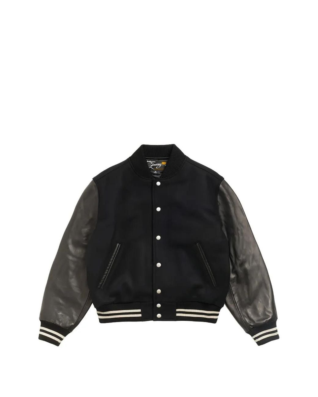 Stussy Black Wool Jacket for men