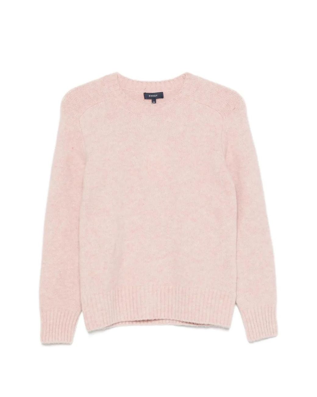 Pull À Bords Côtelés Soeur en coloris Pink