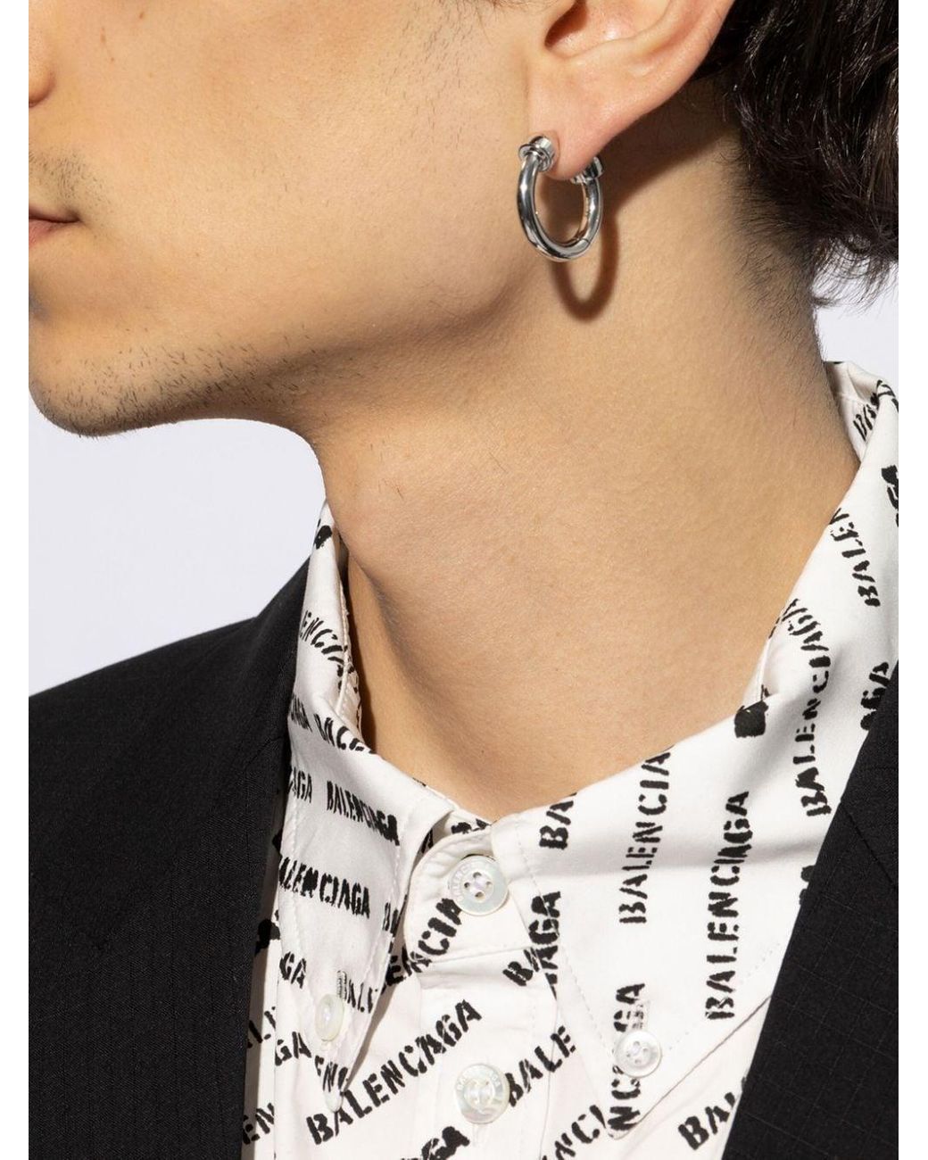 Balenciaga Force Spike Earrings in White | Lyst Balenciaga Force Spike Earrings in White | Lyst
