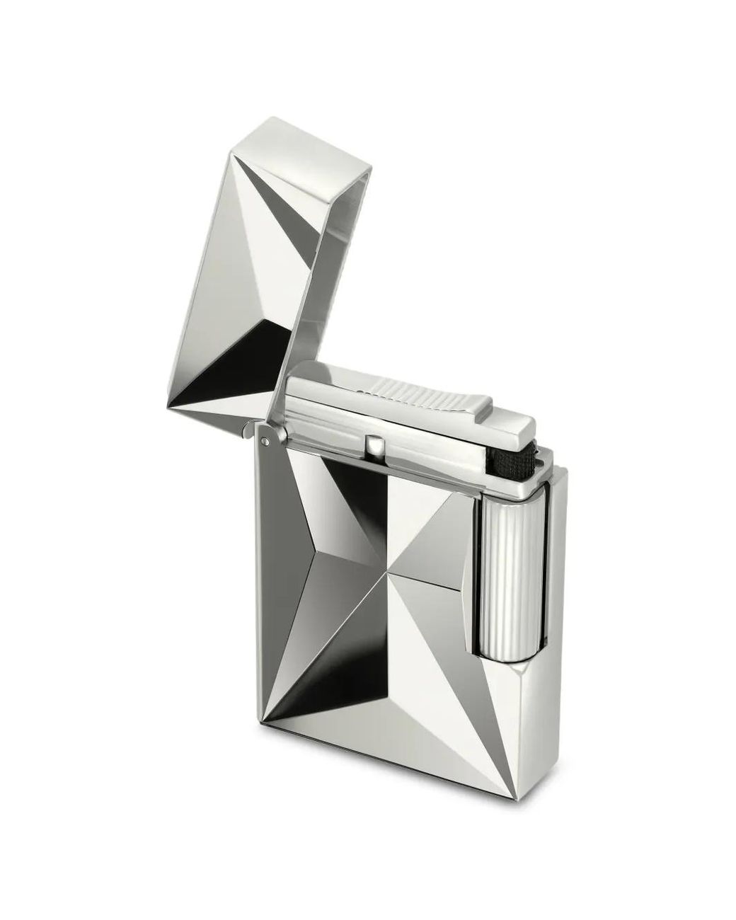 S T Dupont Gray Ligne 2 Fire X Lighter