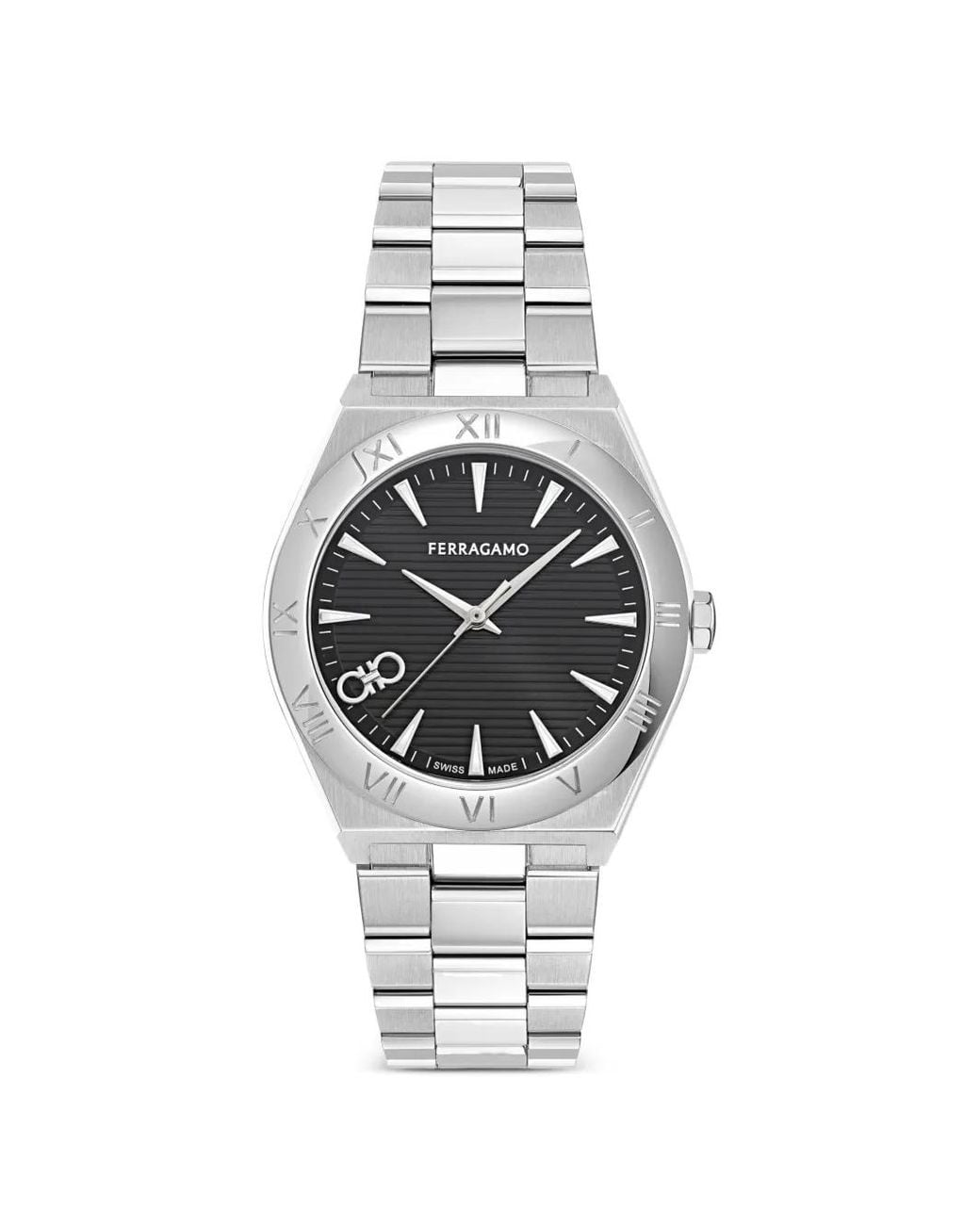 Ferragamo White Vega 40Mm Watch for men