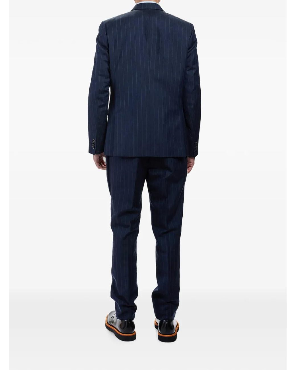 Paul Smith Blue Soho Pinstripe Two-Piece Suit for men