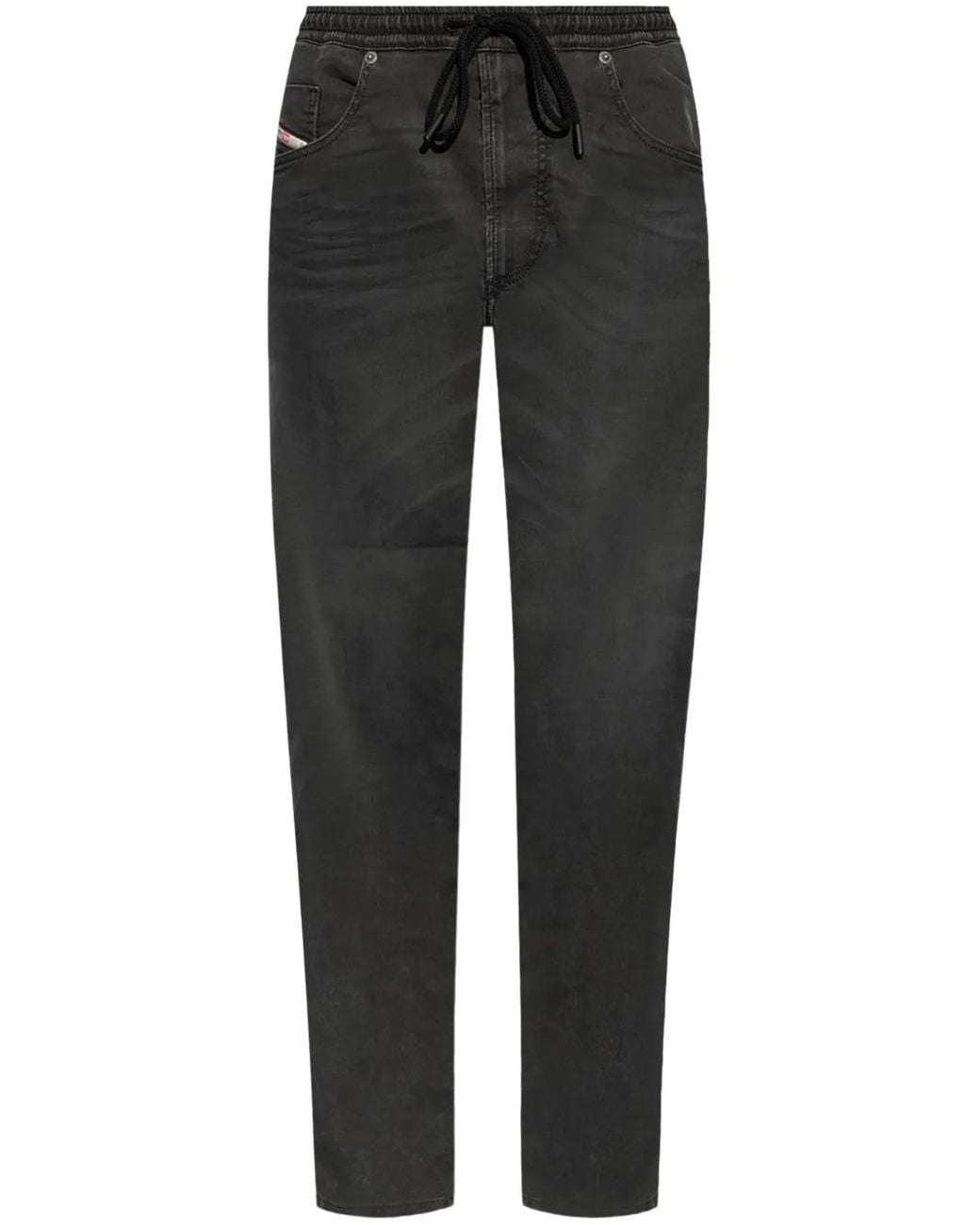 DIESEL Gray D-Krooley Mid-Rise Jeans for men