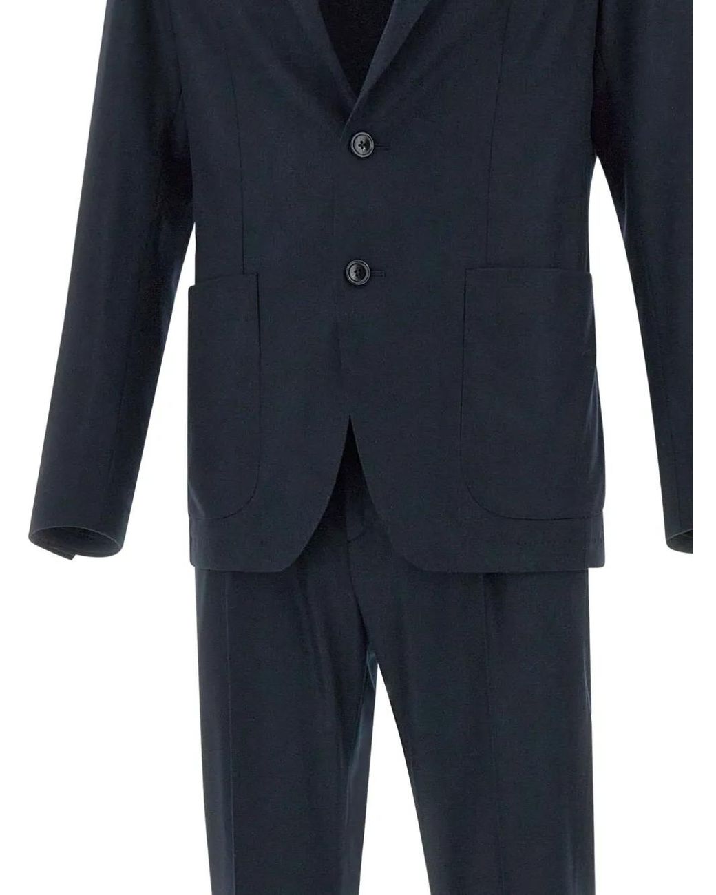 Tagliatore Blue Wool Suit for men