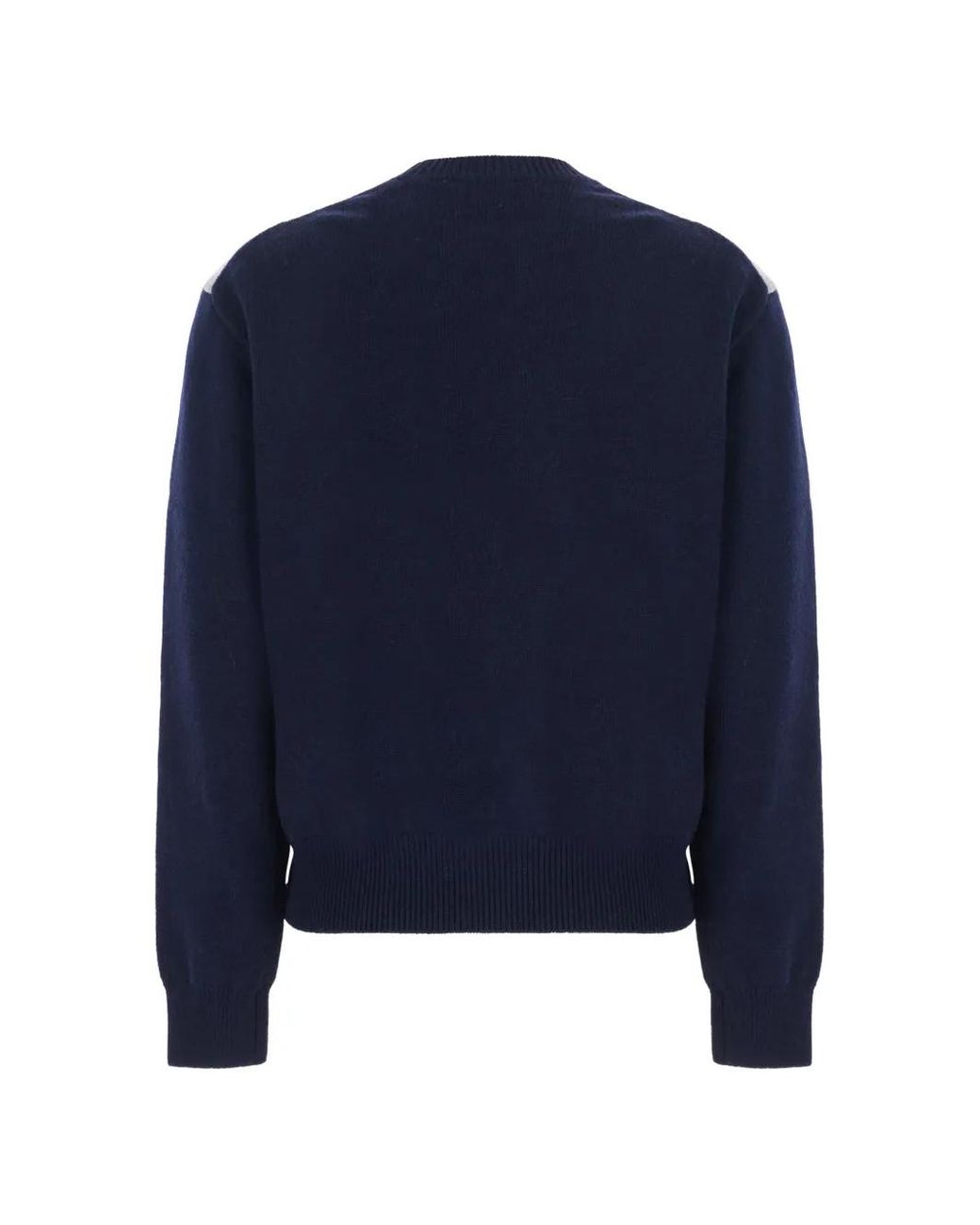 DUNST Blue Argyle Wool Sweater