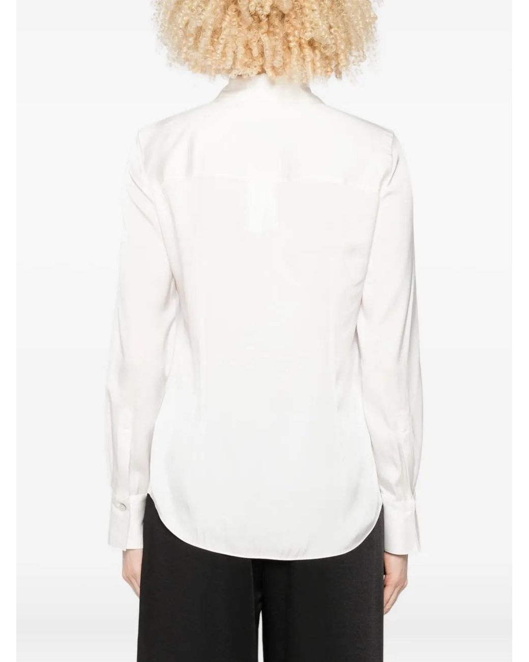 Camisa Con Botones Vince de color White