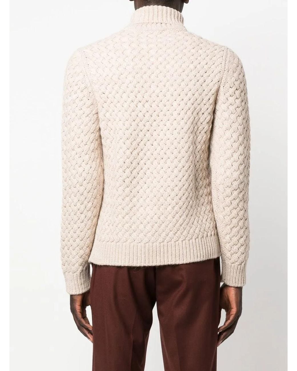 Pull À Col Roulé Lardini pour homme en coloris Natural