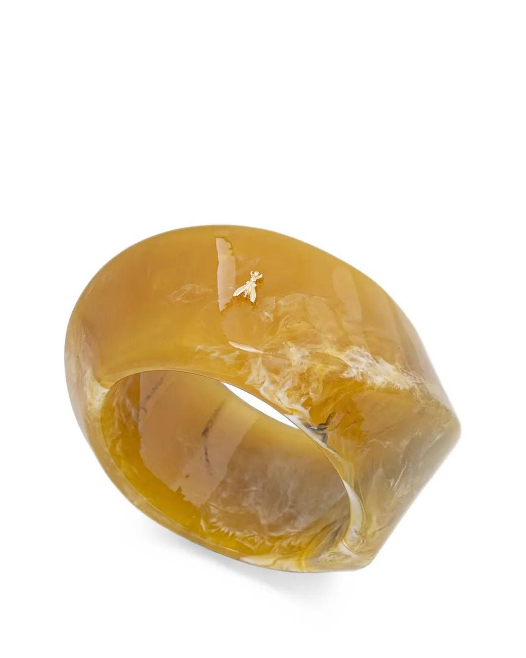 Patrizia Pepe Metallic Resin Bangle Bracelet