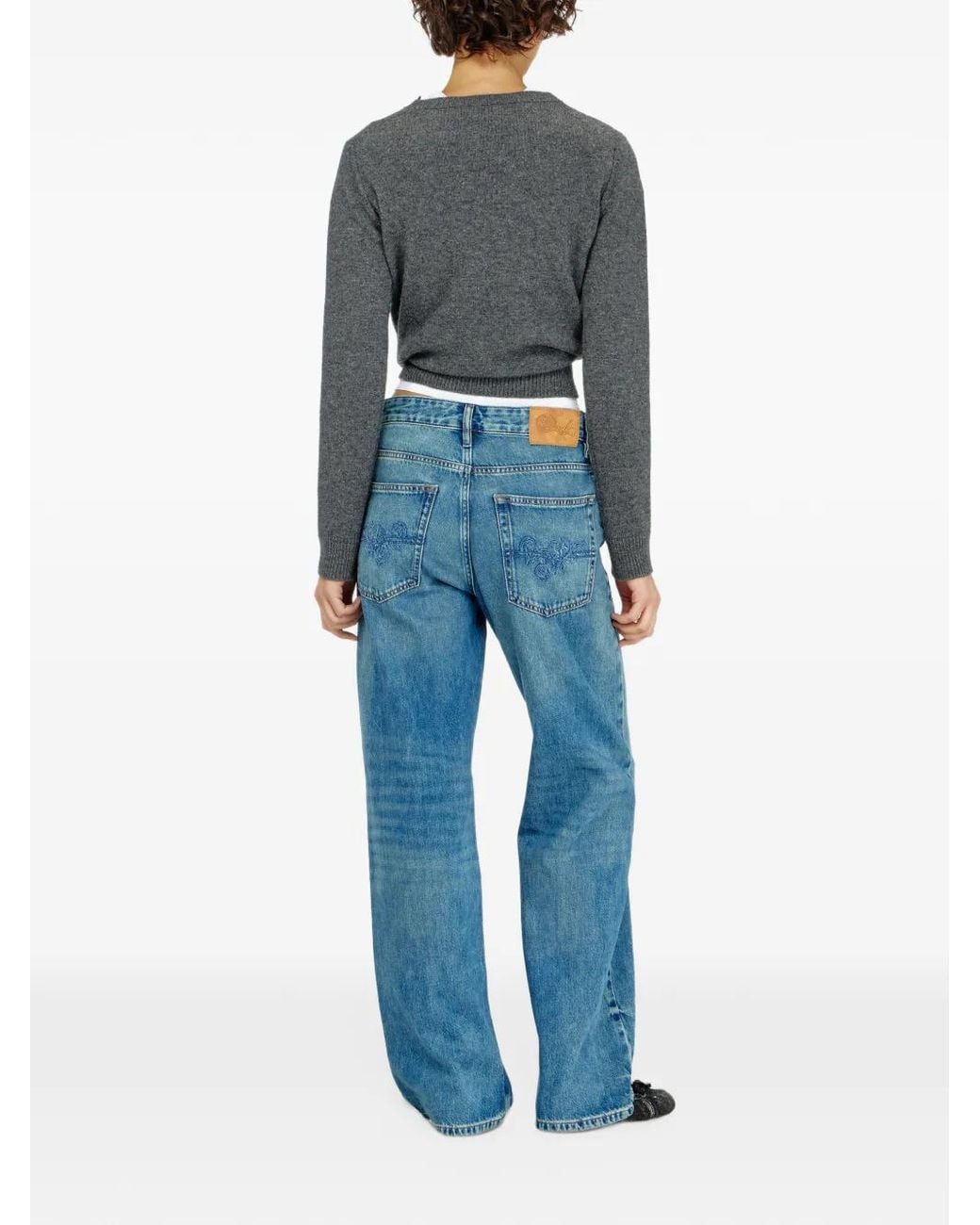 DIESEL Blue Relaxed Jeans Regular-Waist 1990 D-Waigee