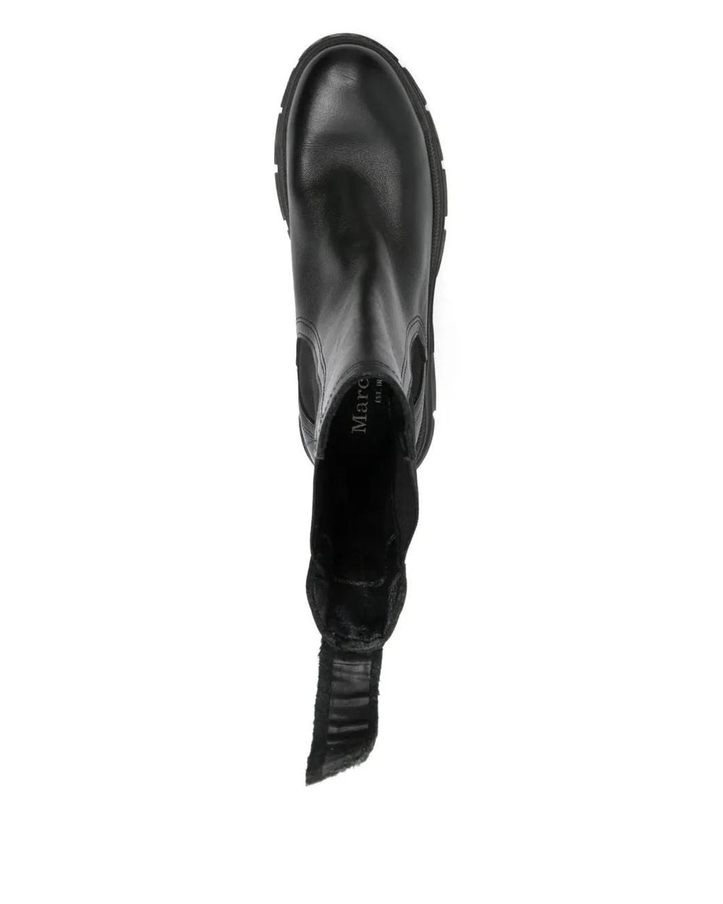 Marc O' Polo Black Leather Chelsea Boots