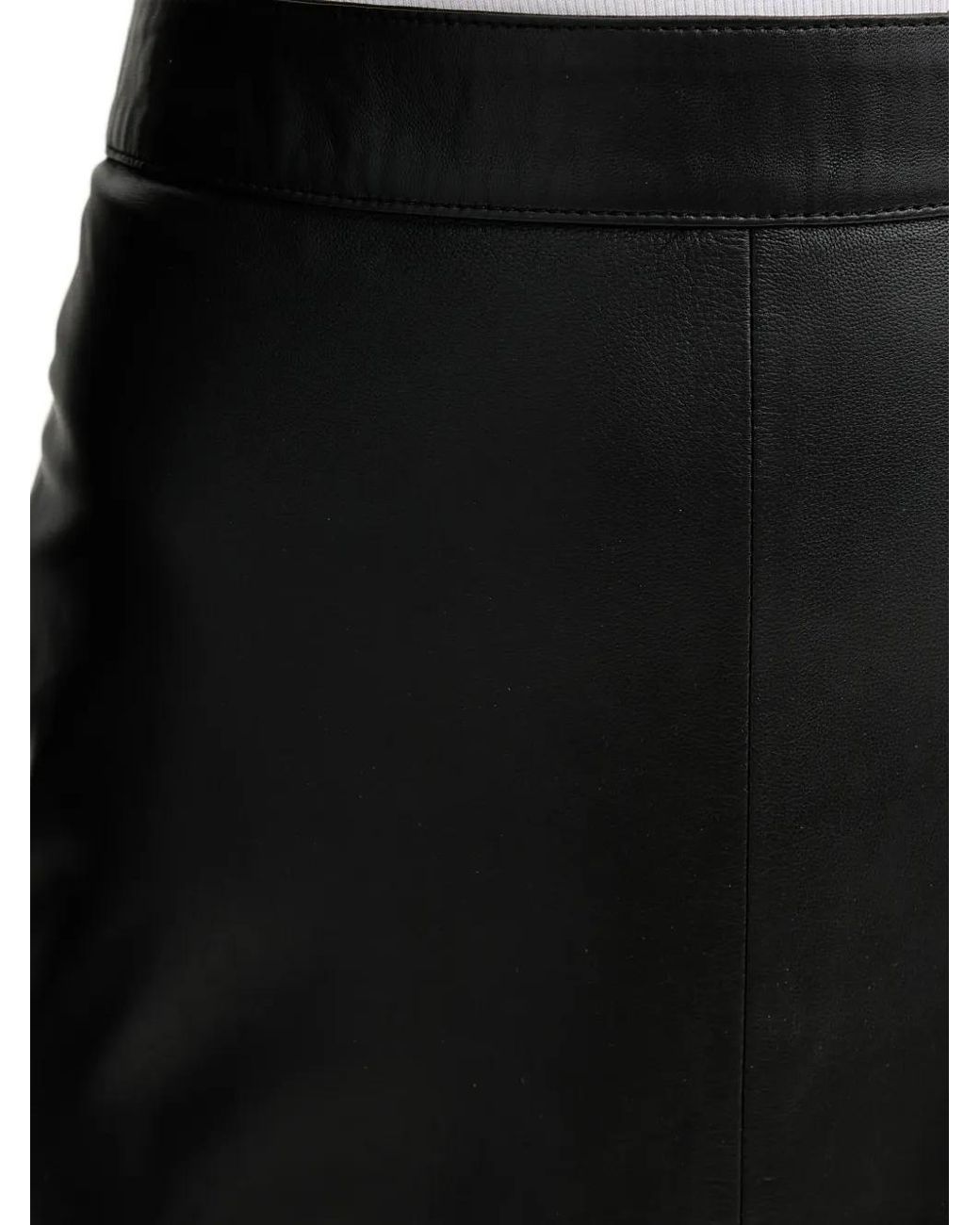 Filippa K Black Slit-Detail Maxi Skirt