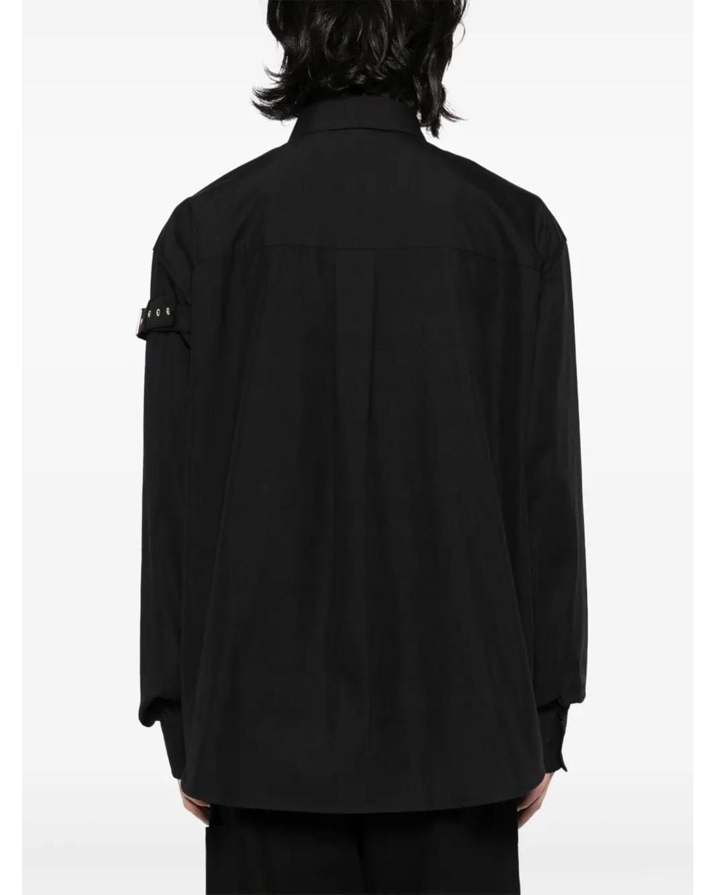 Camisa Con Cinturón we11done de hombre de color Black