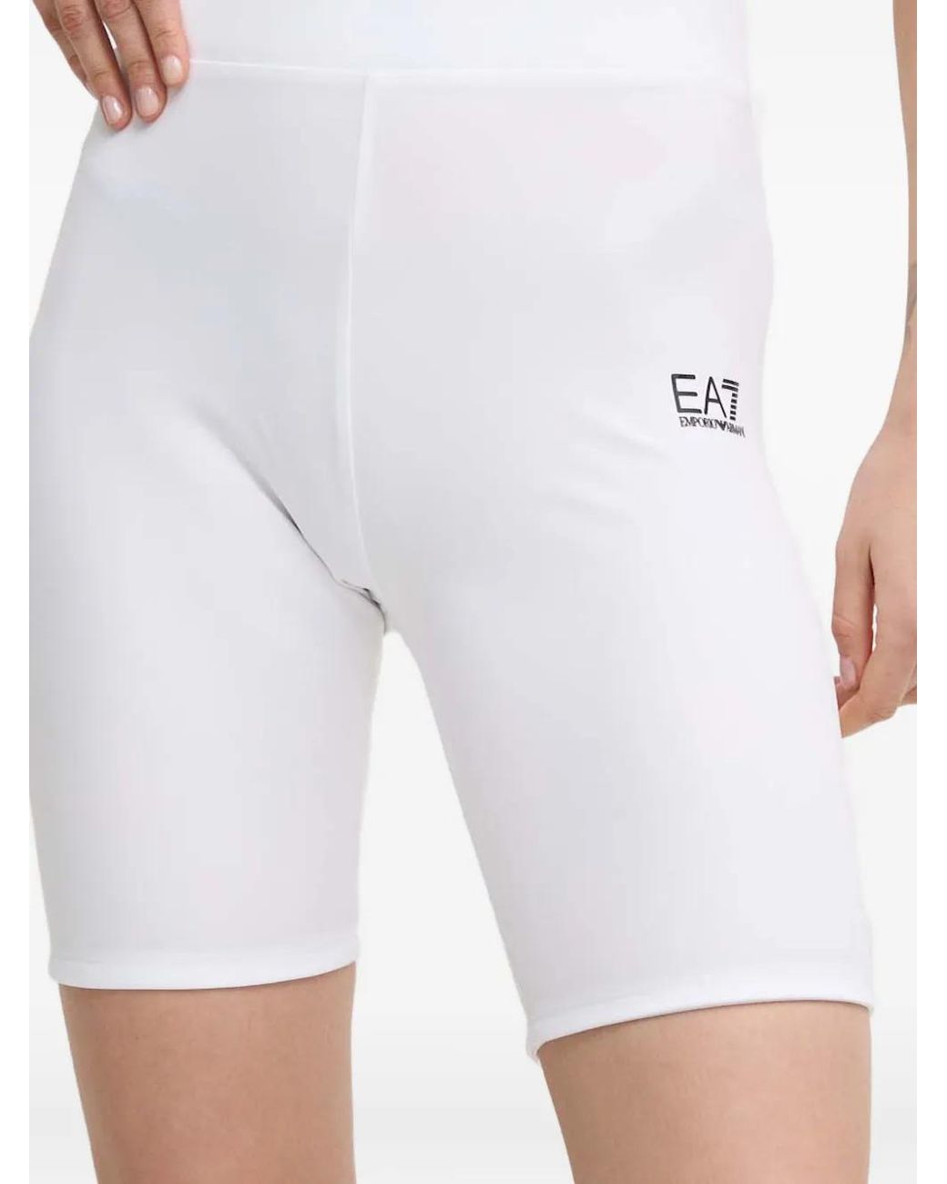 EA7 White Ventus 7 Mini Skirt