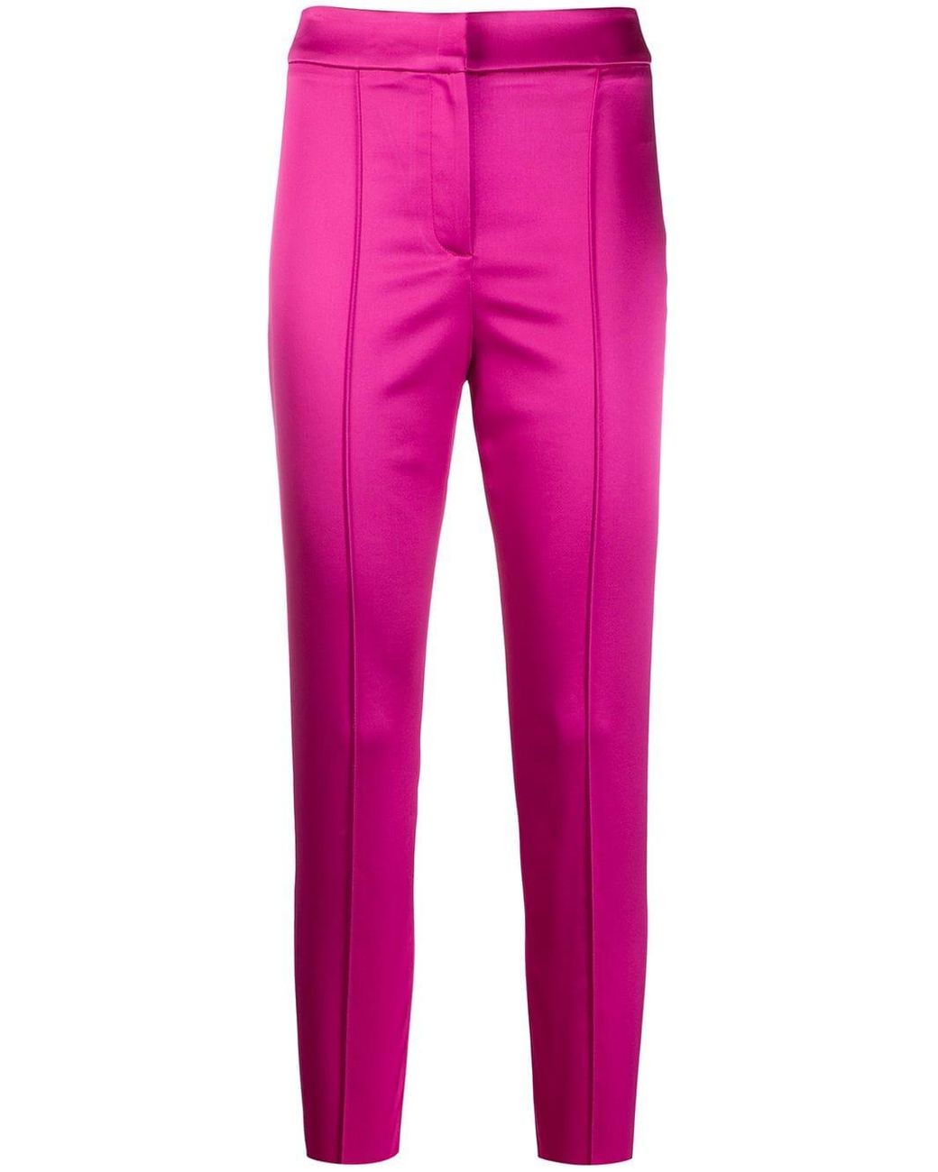 Veronica Beard Lago Satin Trousers in Pink - Save 17% - Lyst