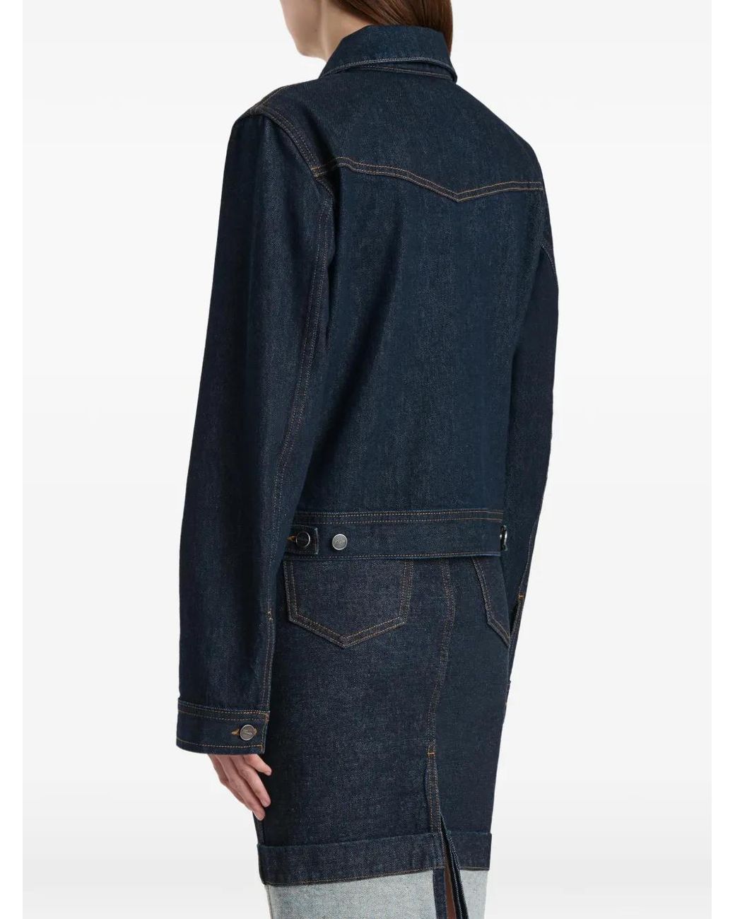 Khaite Black Augustine Denim Jacket