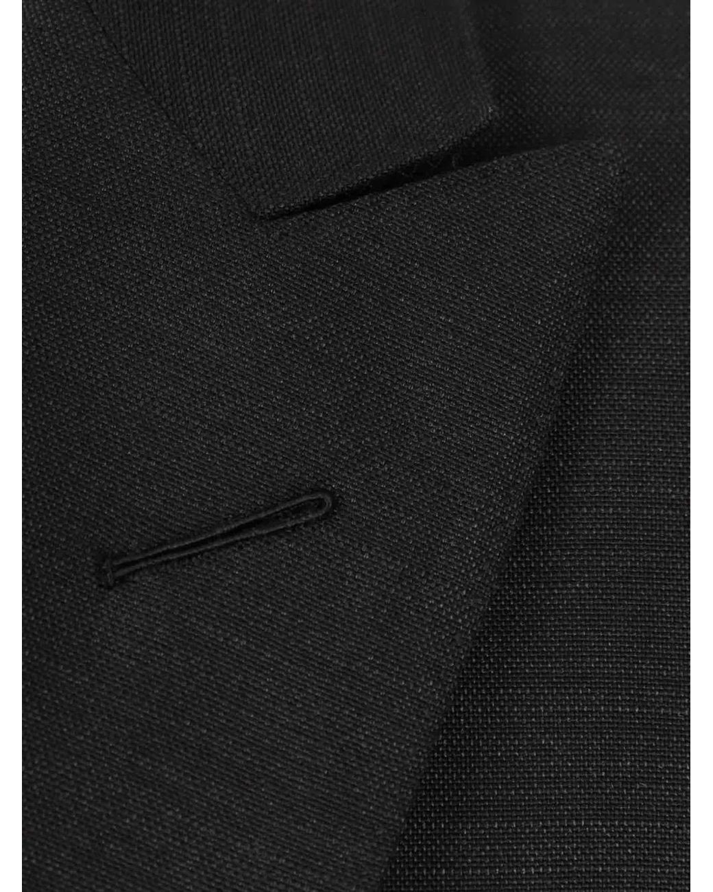 Blazer Con Botones Tom Ford de hombre de color Black