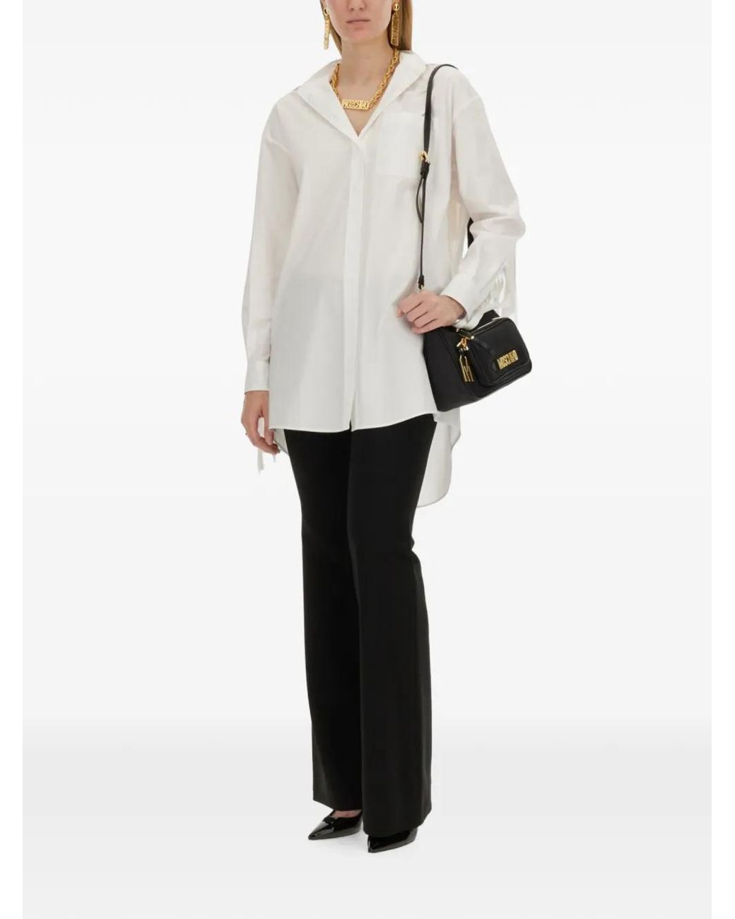 Moschino White Fringed Shirt