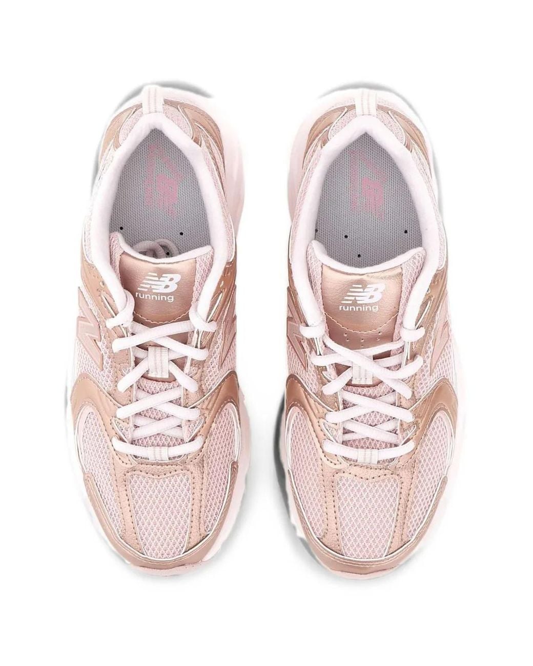 New Balance Pink 530 Mesh-Panel Sneakers