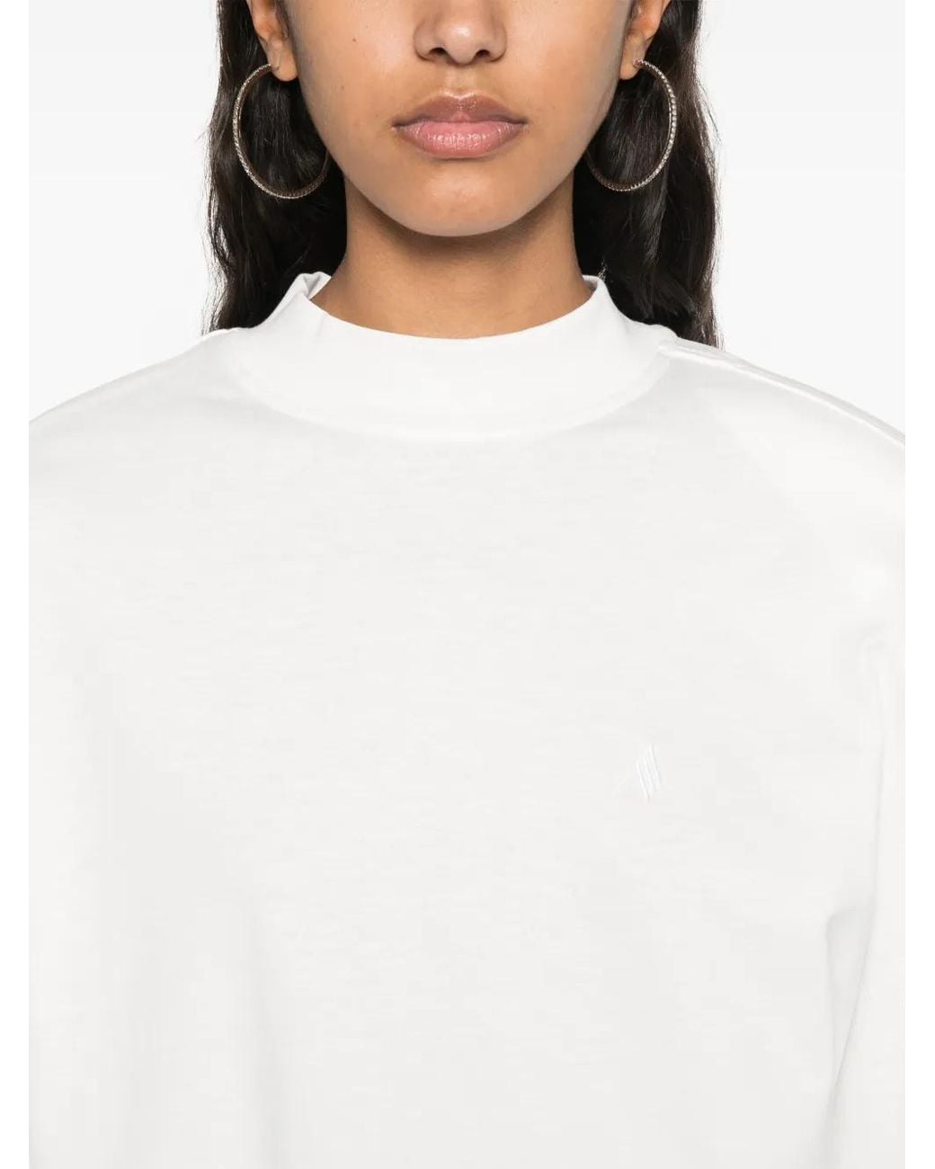 The Attico White Light Mini T-Shirt Tank Top