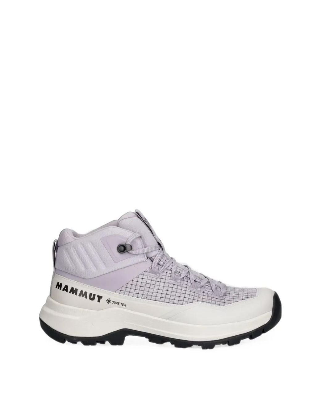 Mammut White Sertig Iii Mid Gtx Panelled Hiking Boots