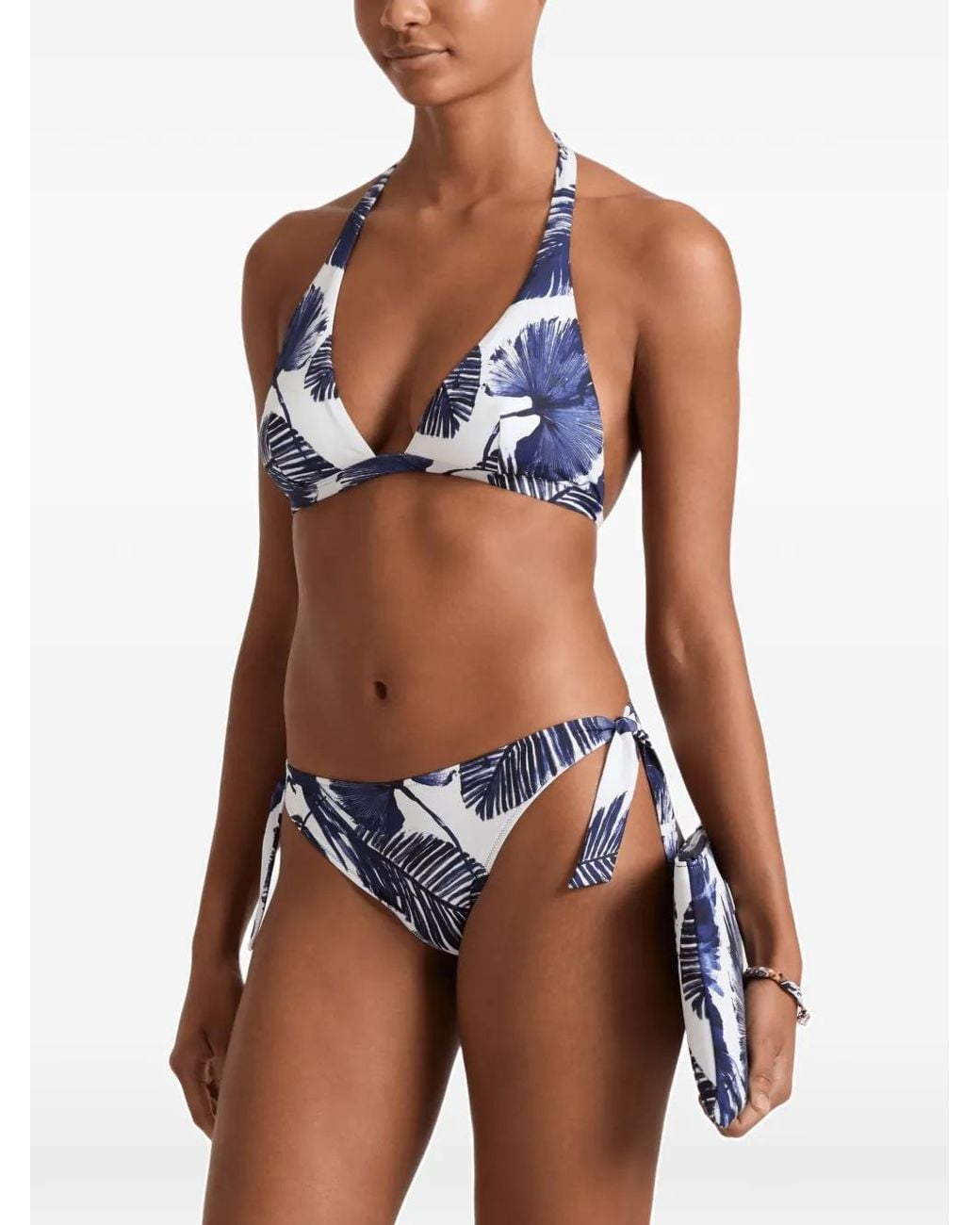 Vilebrequin Blue Papagaio Side-Tie Bikini Bottoms