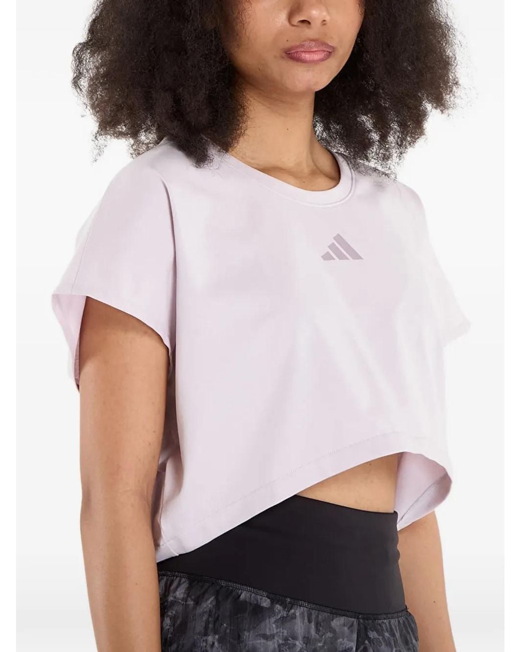 Adidas White Primelift 3-Stripes Tank Top