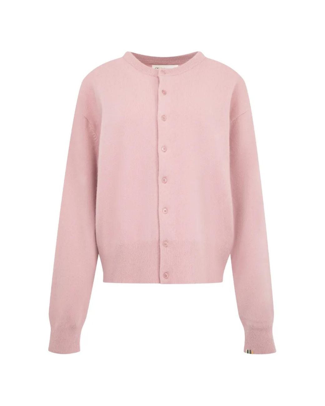 Extreme Cashmere Pink Nº 436 Luce Round-Neck Cardigan