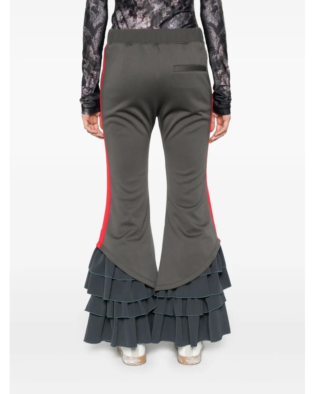 Facetasm Trainingsbroek Met Ruches in het Gray