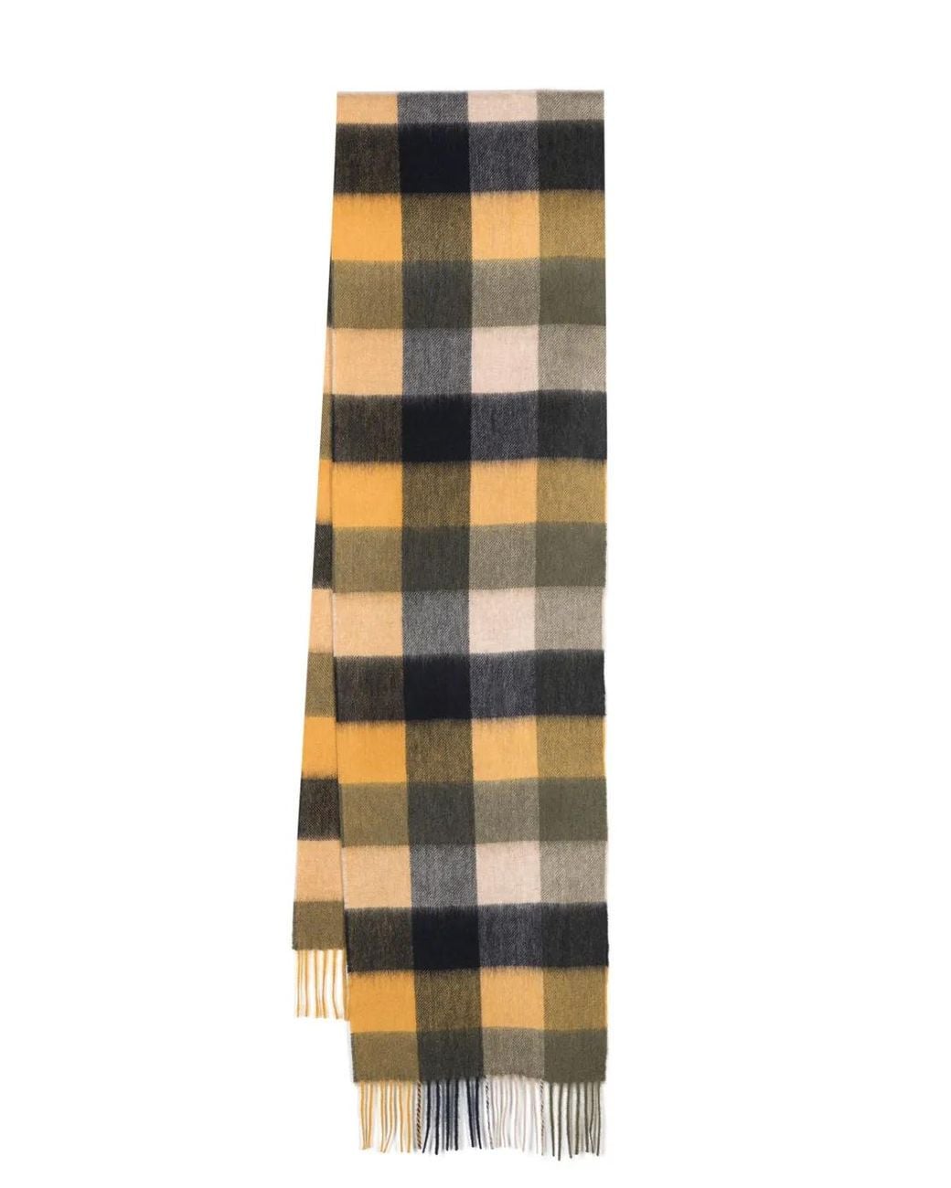 Barbour Multicolor Tattersall Wool Scarf for men