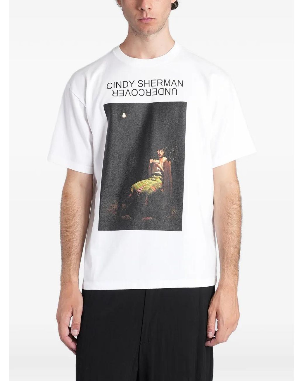 Undercover White Cindy Sherman Print T-Shirt for men