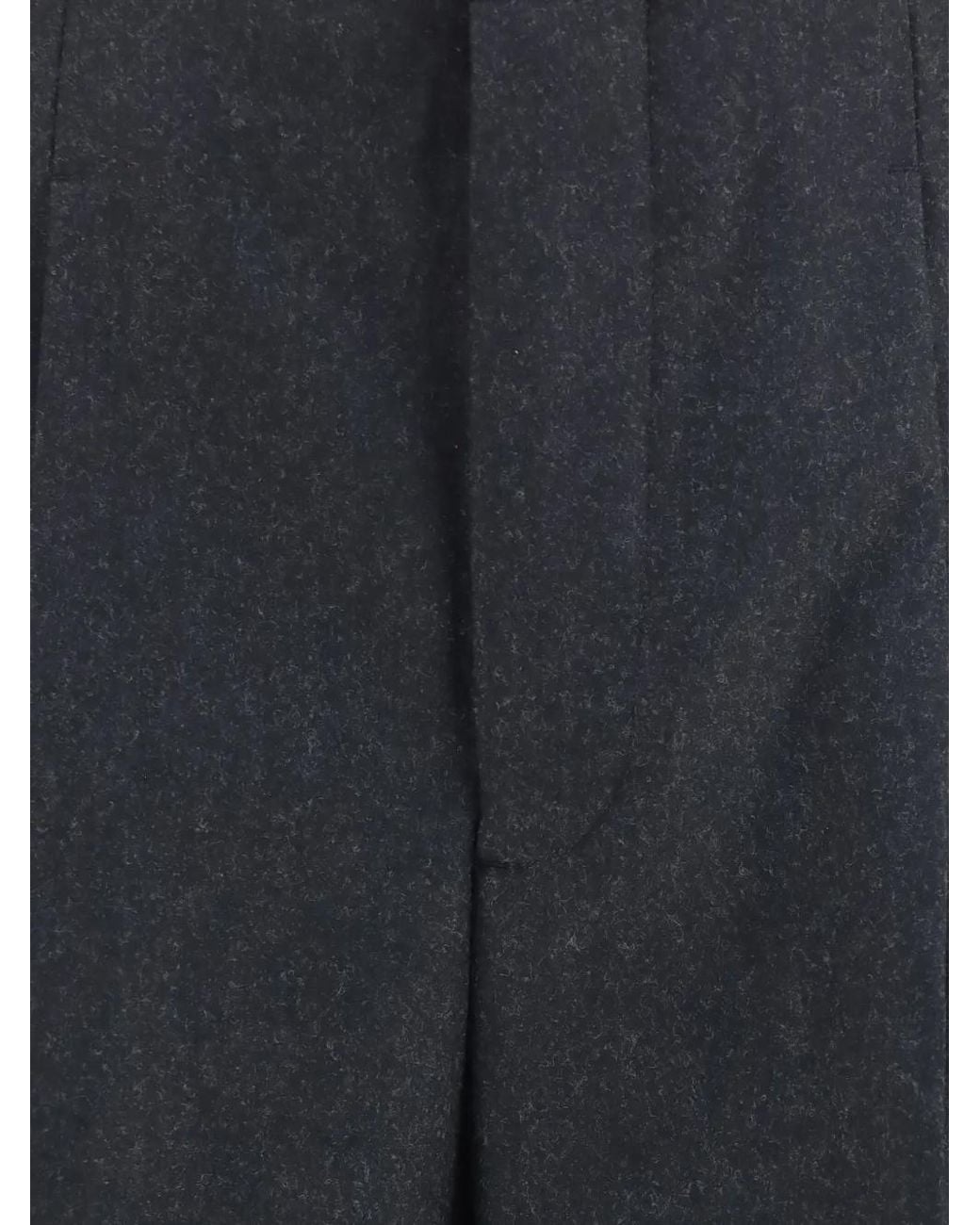 Umit Benan Blue Wool Tailored Trousers for men