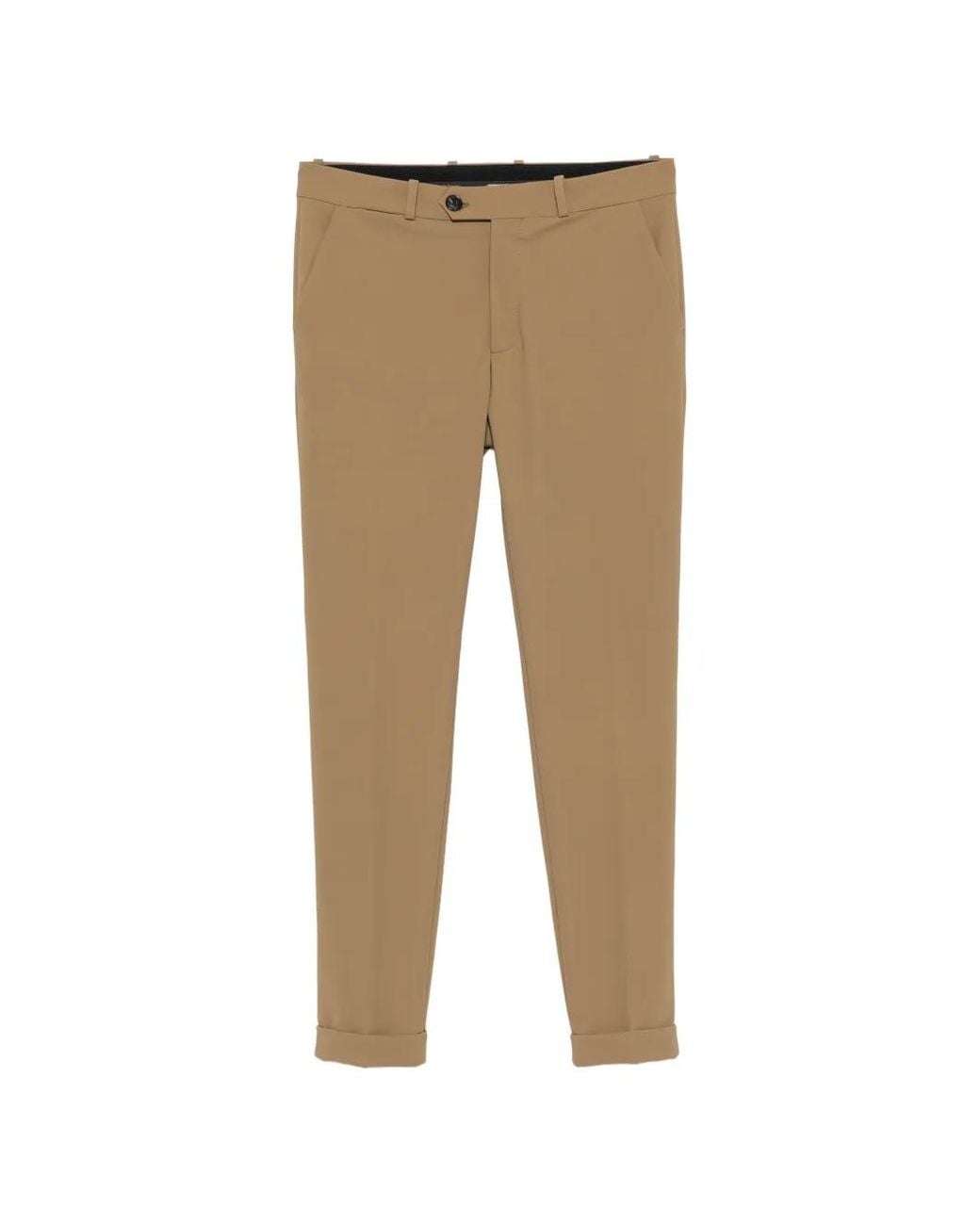 Rrd Natural Button-Fastening Slim-Fit Trousers for men