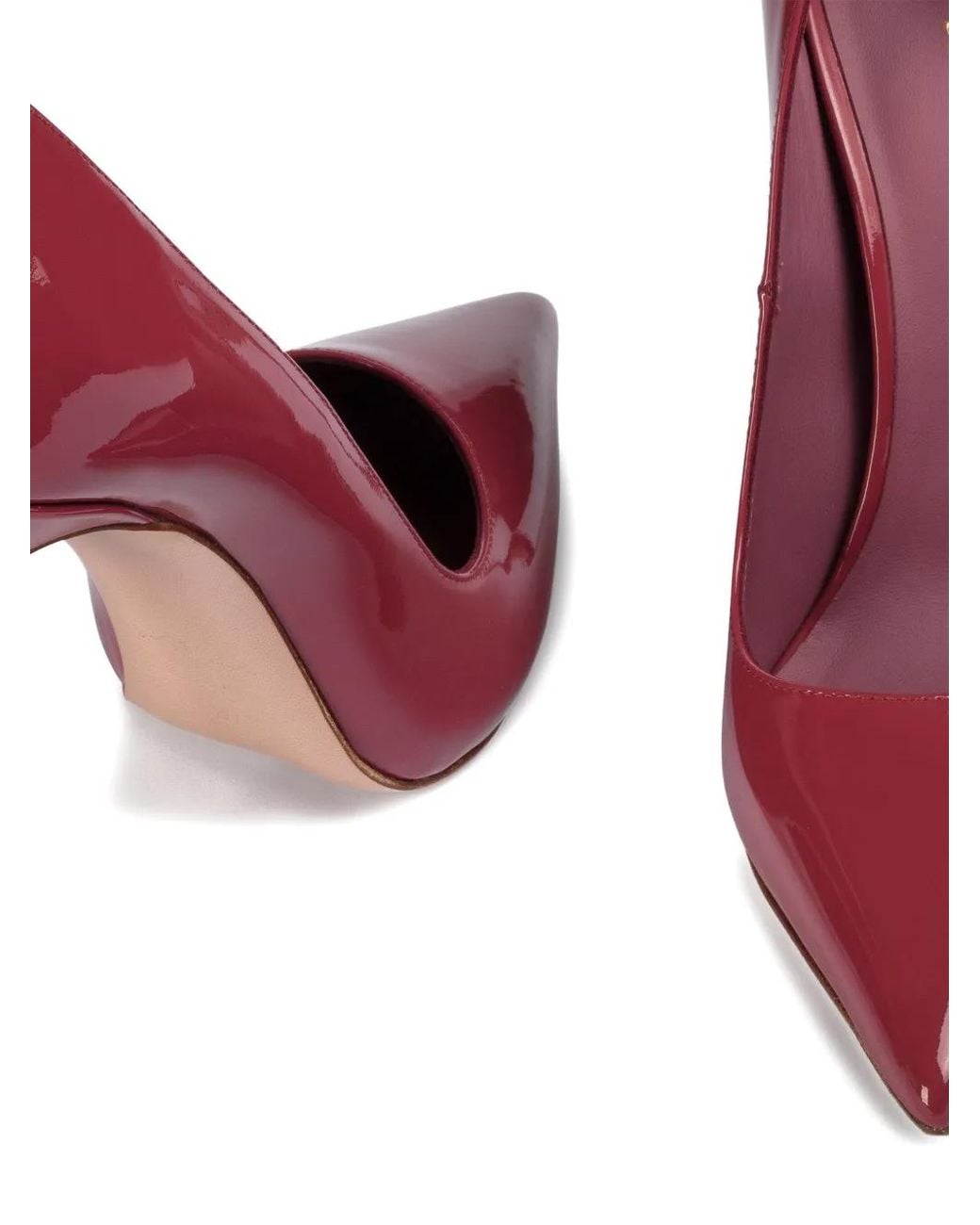 Le Silla Pink 120Mm Eva Patent-Leather Pointed-Toe Pumps