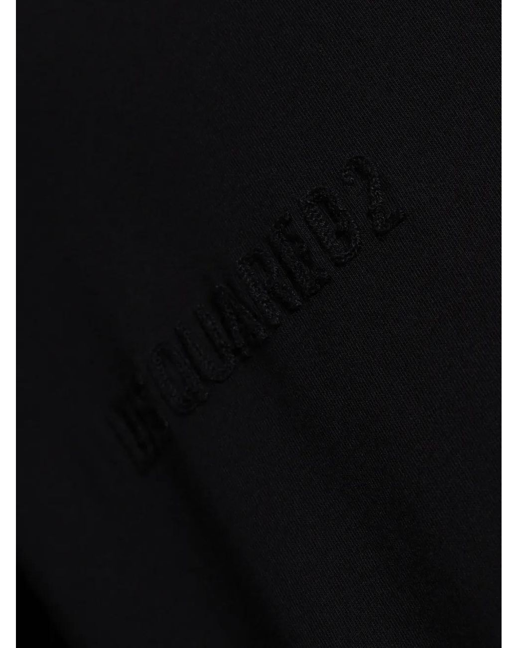 DSquared² Black Rebels Loose Fit T-Shirt for men