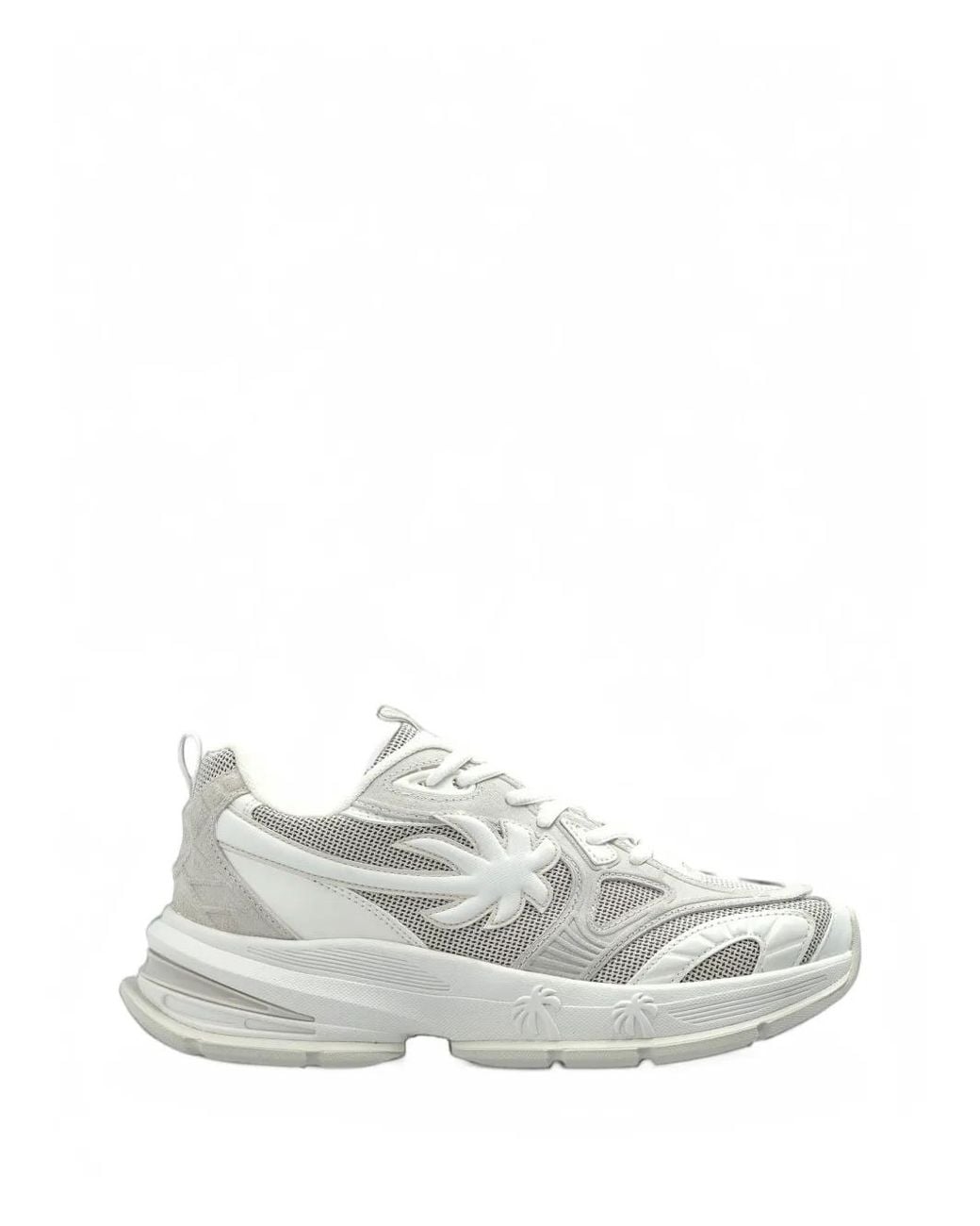 Palm Angels White Palm Runner Panelled Sneakers