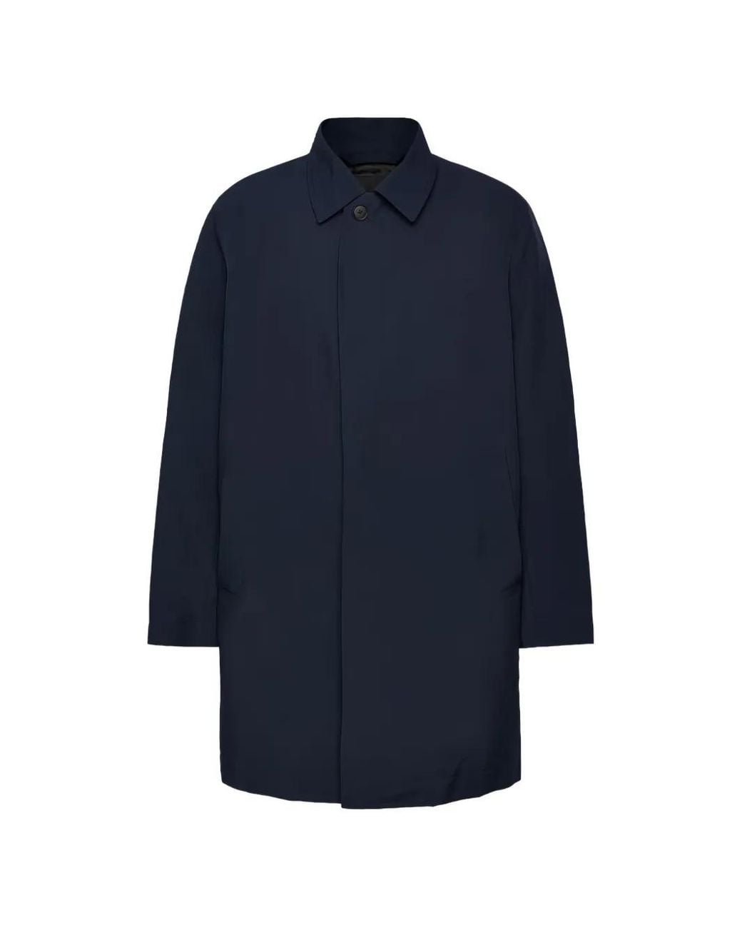 Boss Blue High-Neck Jacket for men