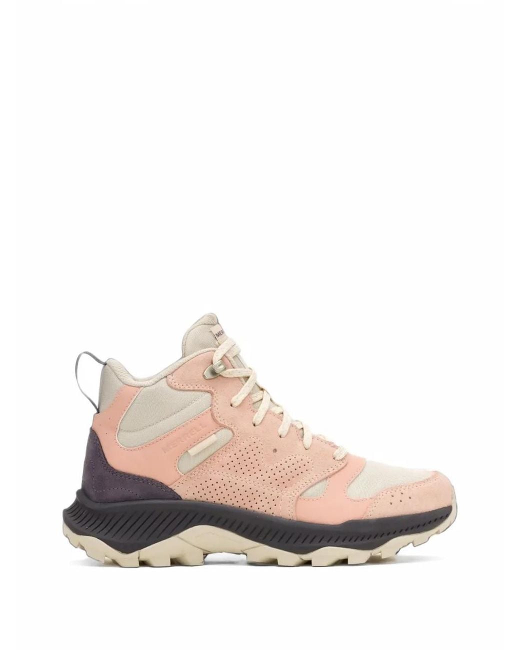 Merrell Pink Tempo Sol Mid High-Top Sneakers