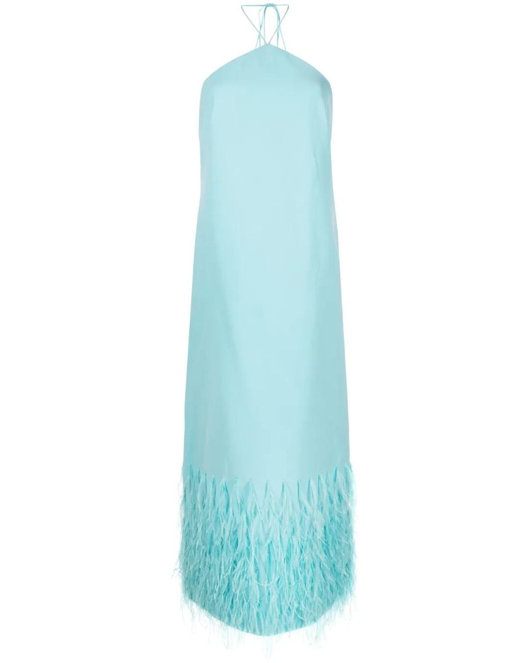 Alexis Blue Izzie Halterneck Dress