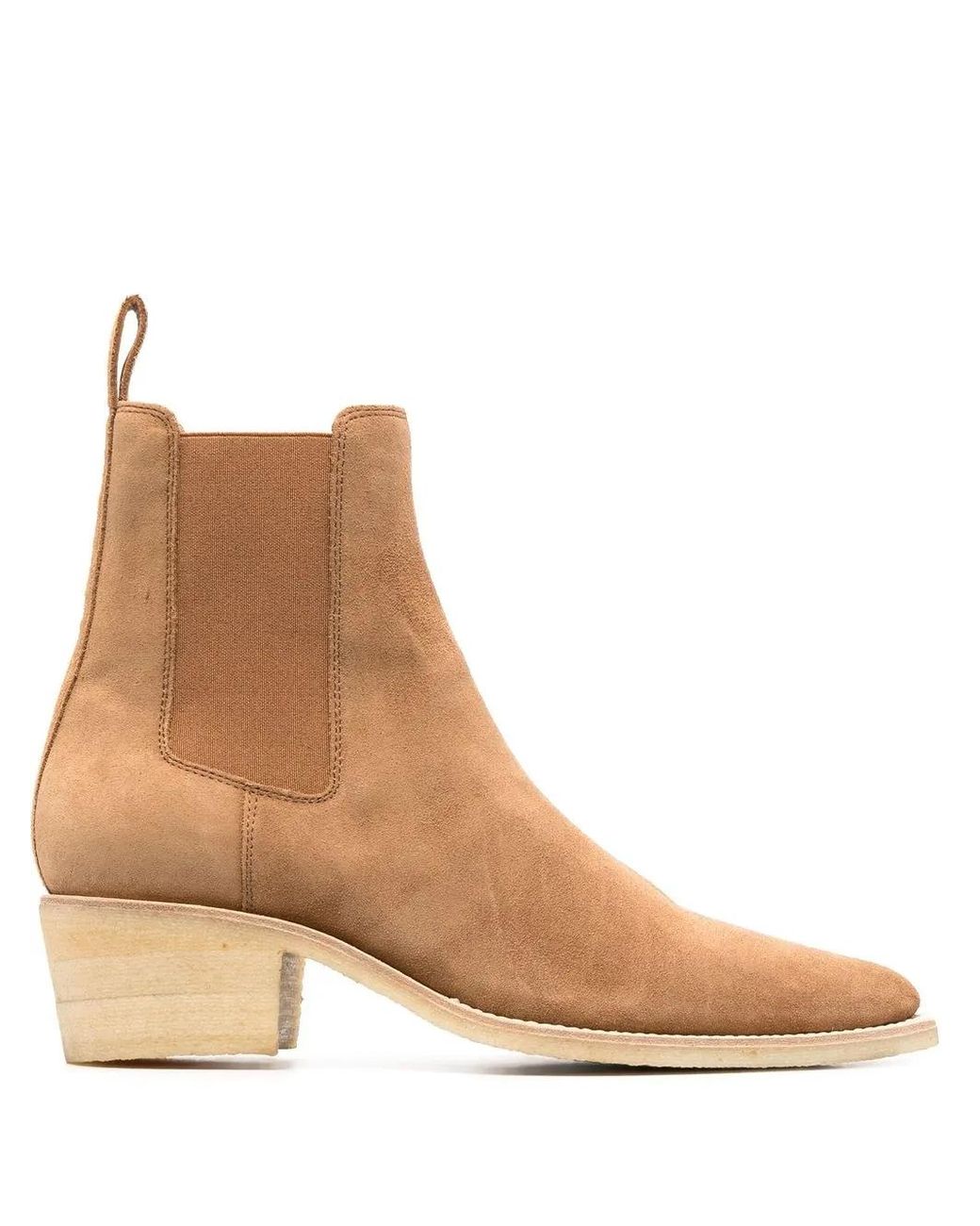 Amiri Brown Suede Ankle Boots for men