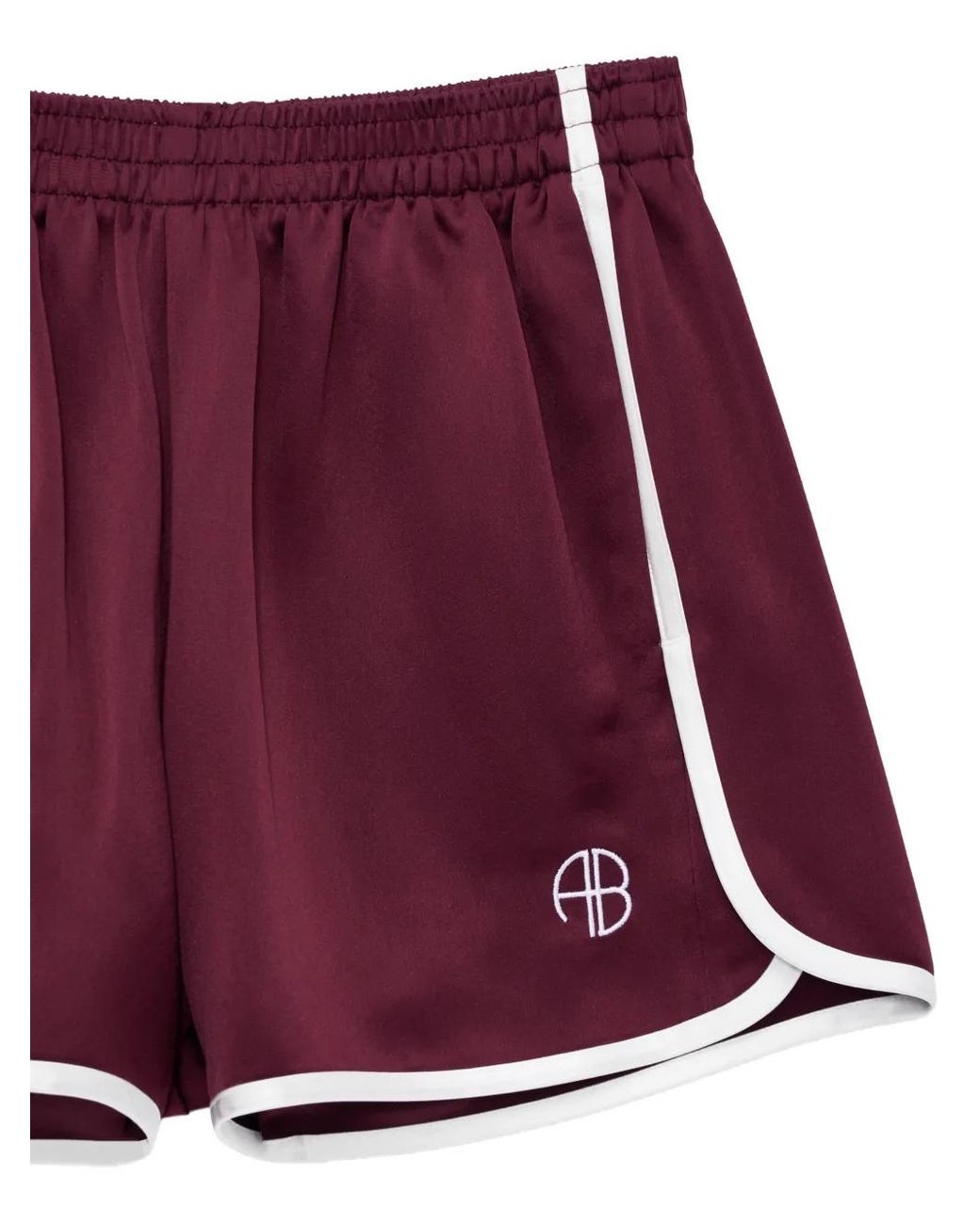 Anine Bing Purple Eva Shorts