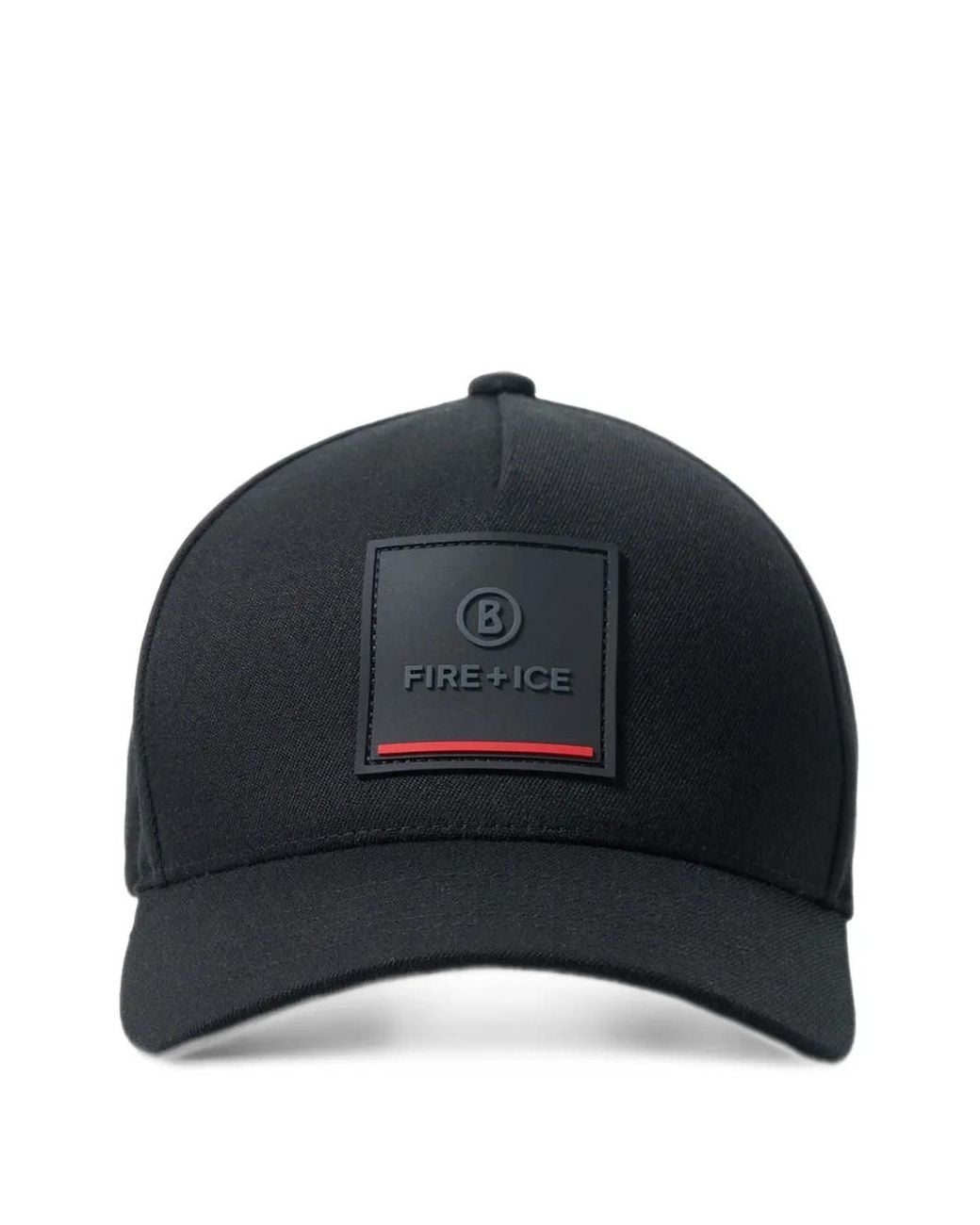 Bogner Fire + Ice Black Moray Logo-Patch Cap for men