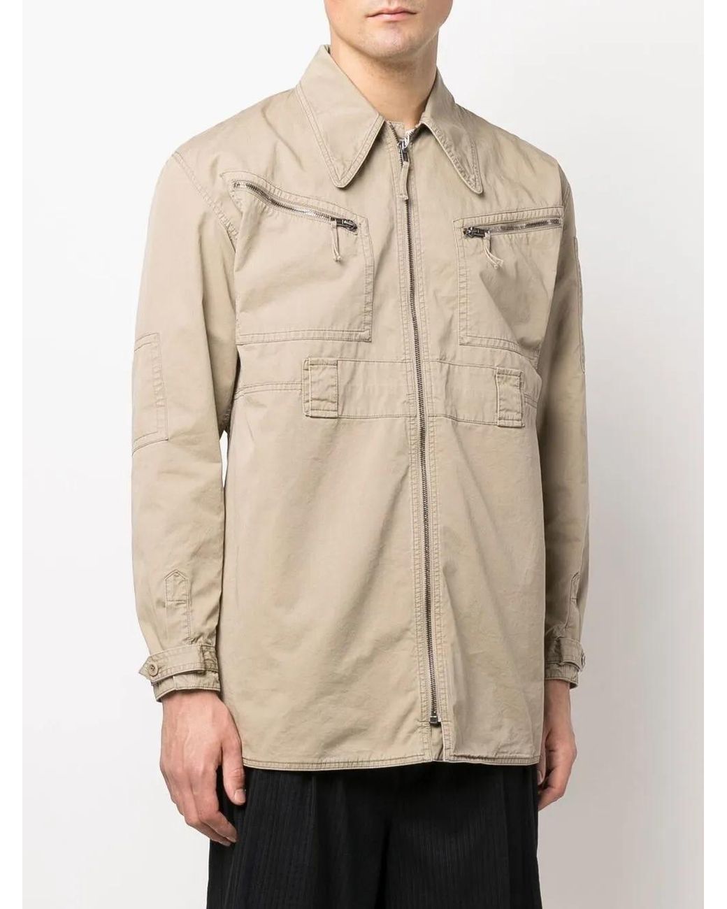 Maison Margiela Natural Lightweight Cotton Jacket for men