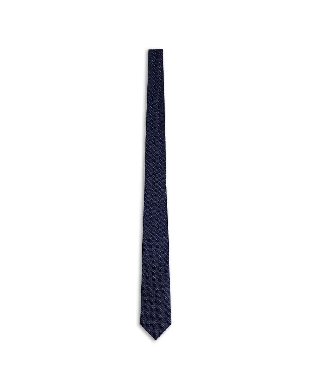 Fursac Blue Silk Tie for men