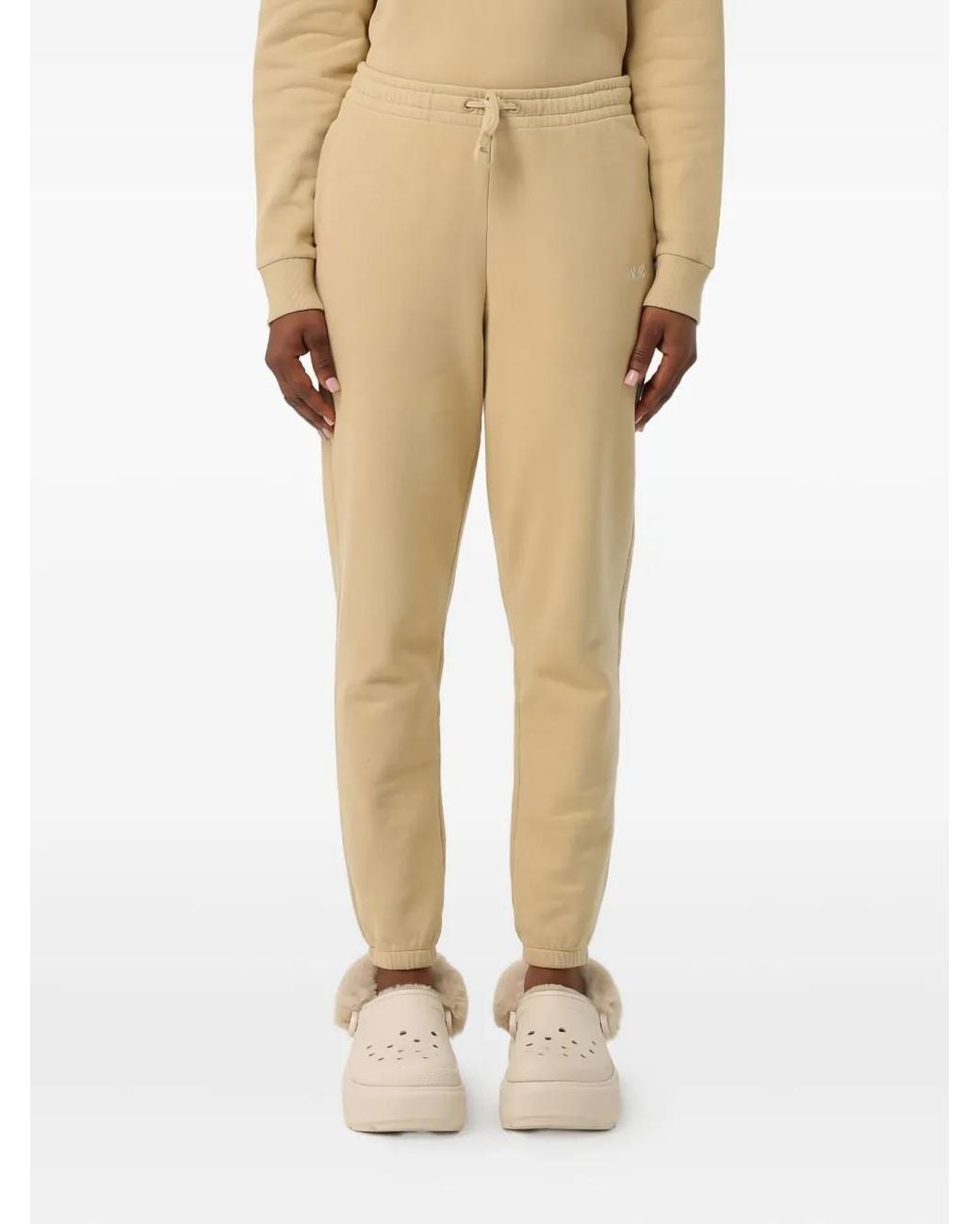 Mc2 Saint Barth Natural Logo-Embroidered Track Pants