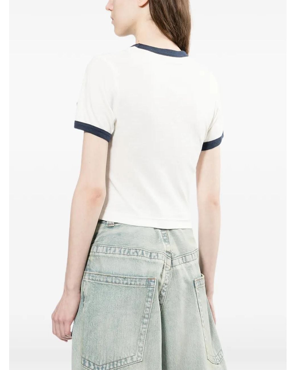 Maison Mihara Yasuhiro White Fruit-Print T-Shirt