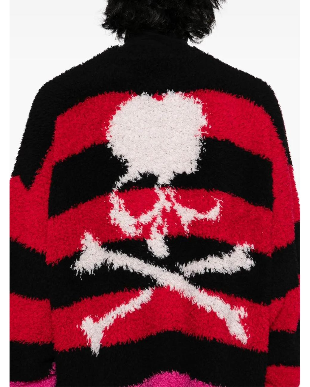 MASTERMIND WORLD Red Striped Sweater for men