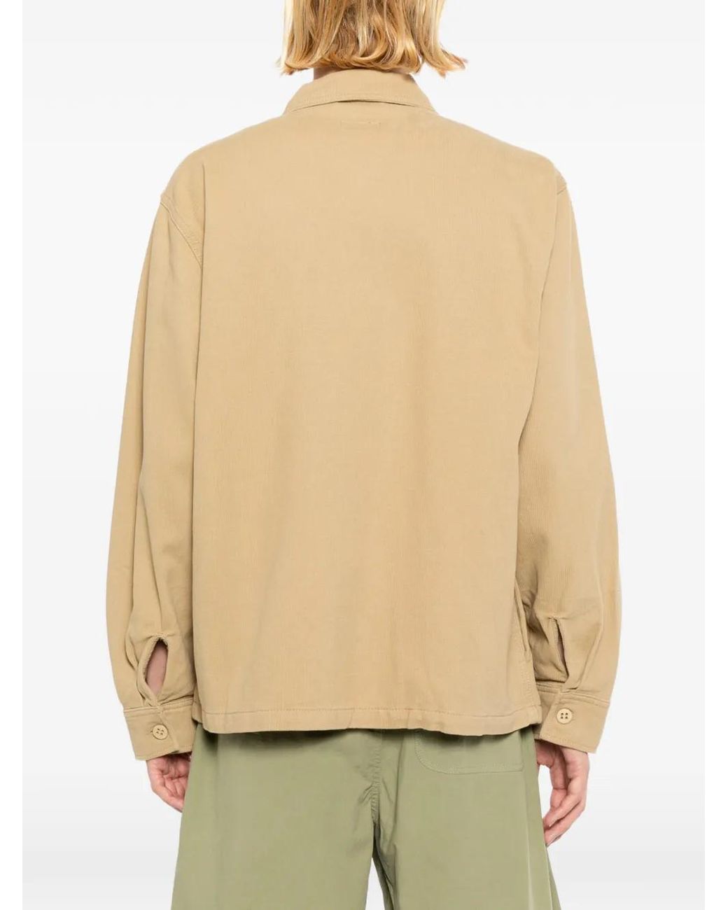 Stan Ray Natural Logo-Patch Shirt Jacket for men