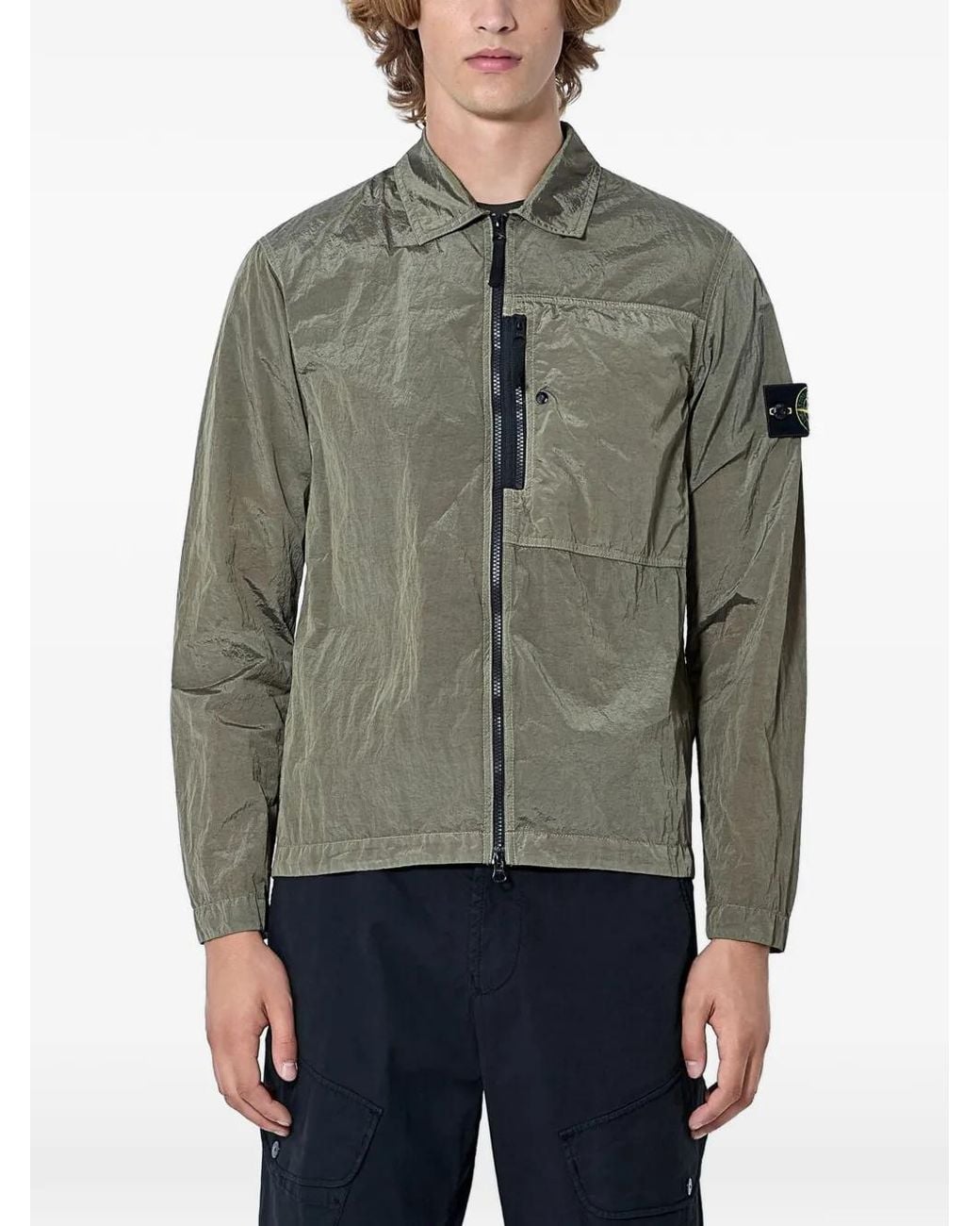 Stone Island Gray 1200041 Nylon Metal for men