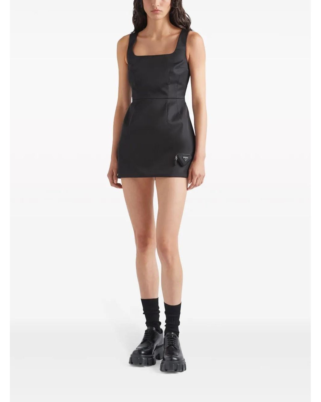 【関税&送料込】Prada Black Faille Mini Dress black-faille-mini-dress.jpg